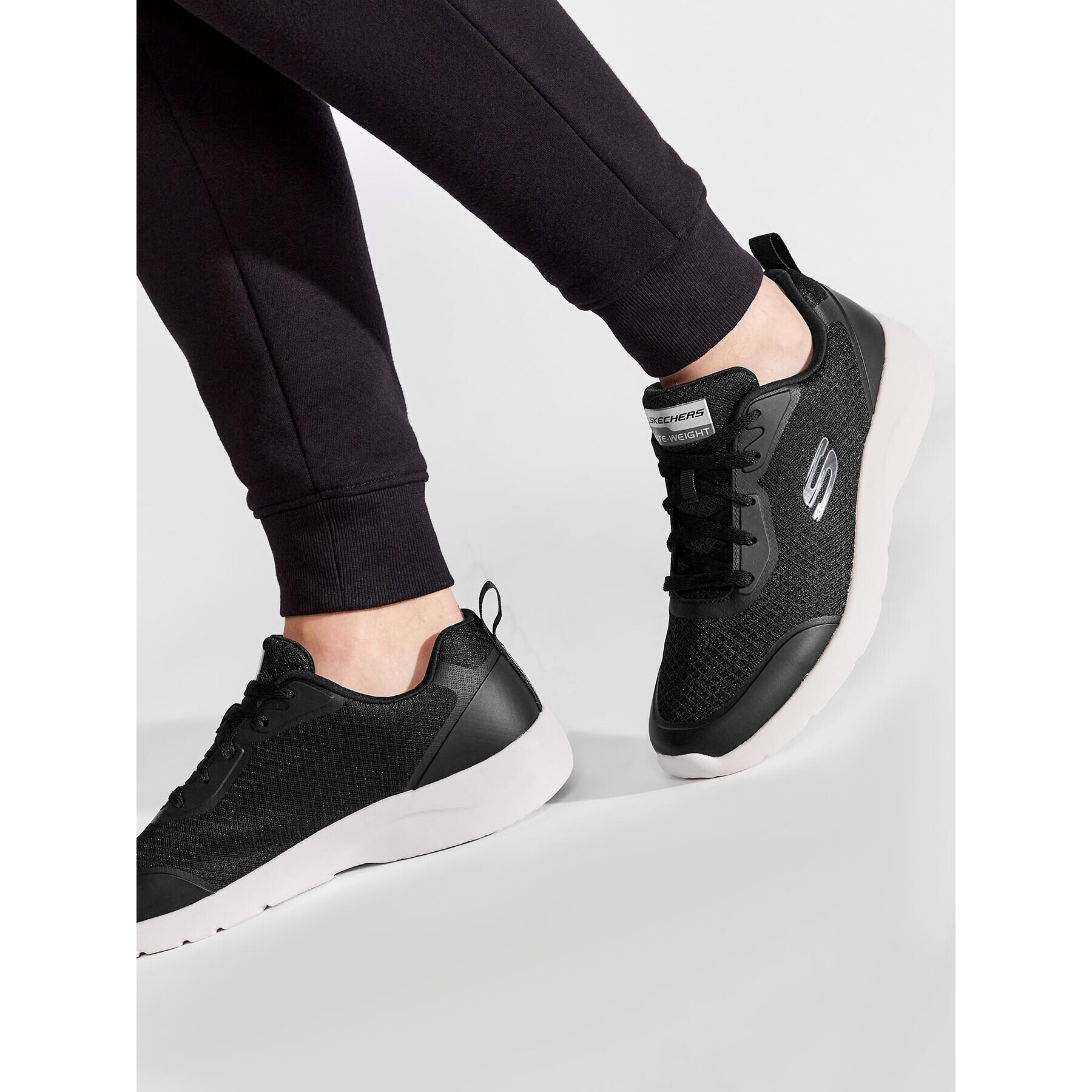 Skechers Обувки Full Pace 232293/BKW Черен - Pepit.bg