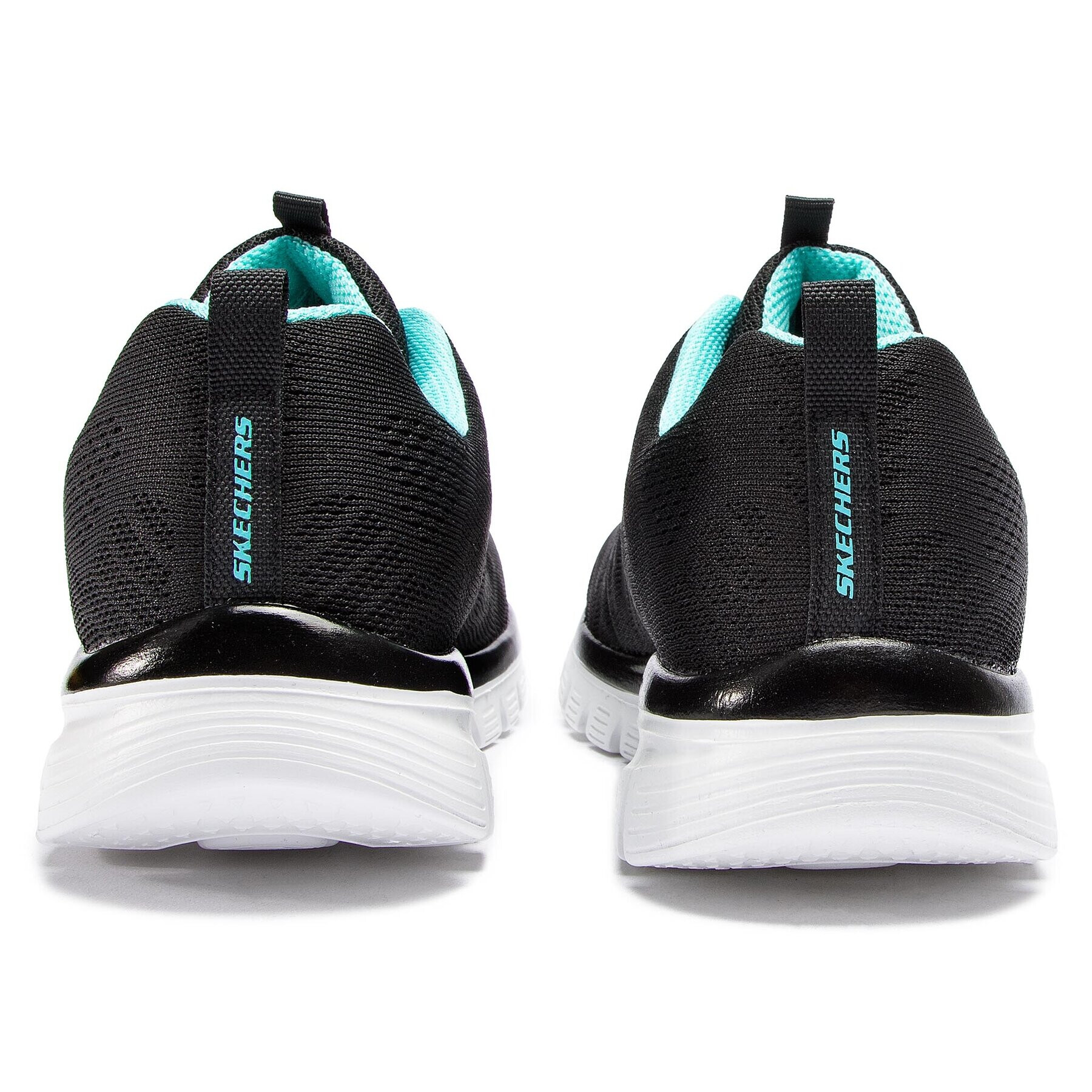 Skechers Обувки Get Connected 12615/BKTQ Черен - Pepit.bg