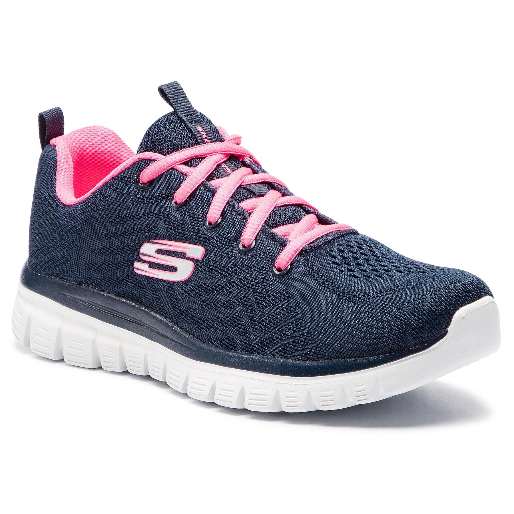 Skechers Обувки Get Connected 12615/NVHP Тъмносин - Pepit.bg