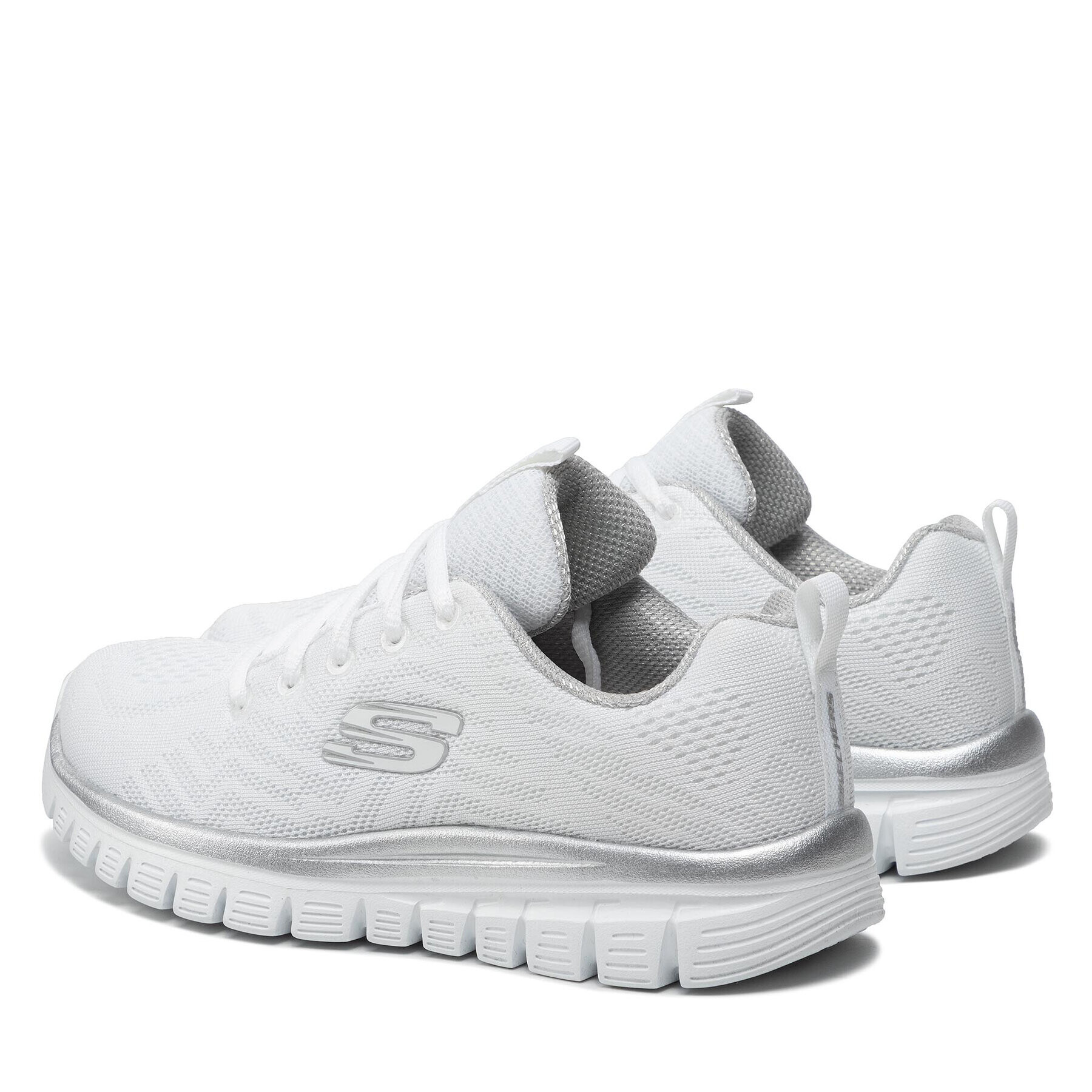 Skechers Обувки Get Connected 12615/WSL Бял - Pepit.bg
