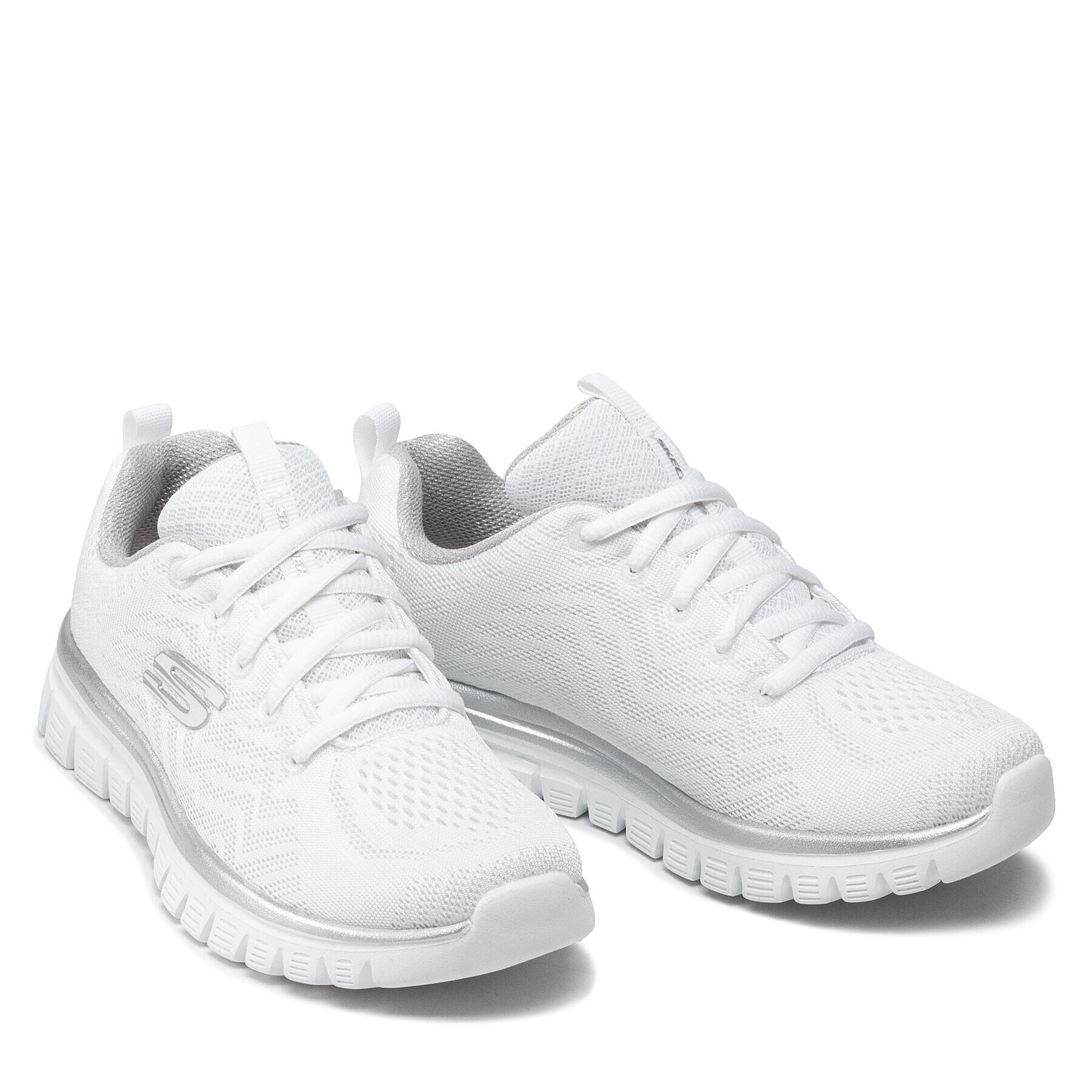 Skechers Обувки Get Connected 12615/WSL Бял - Pepit.bg