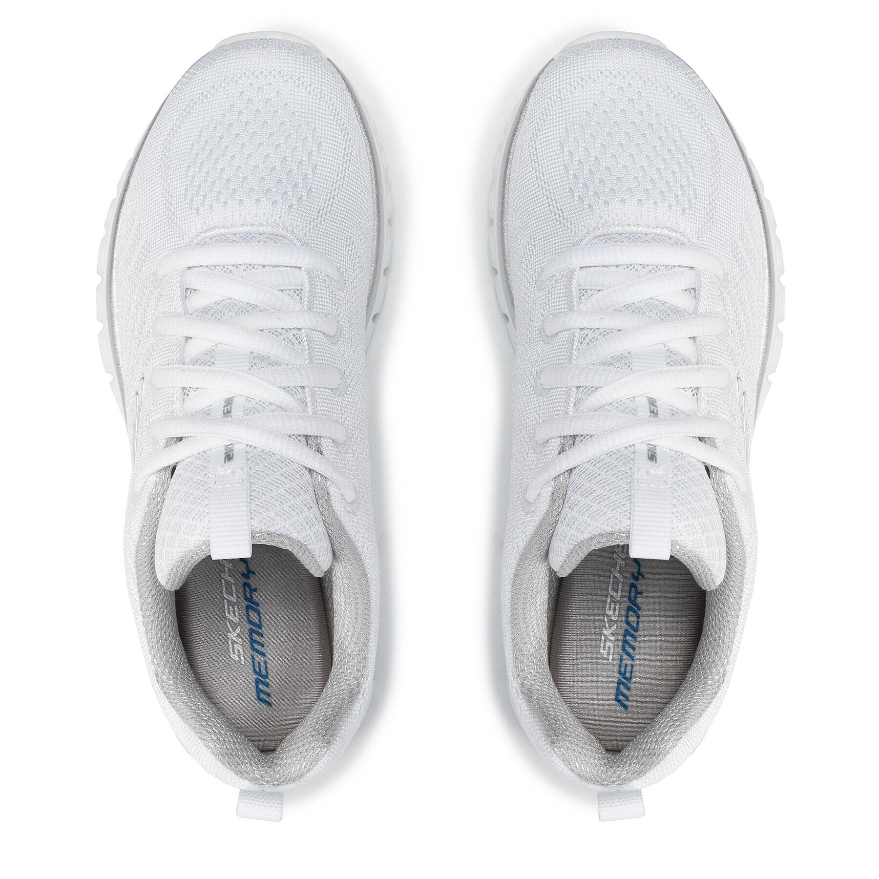 Skechers Обувки Get Connected 12615/WSL Бял - Pepit.bg