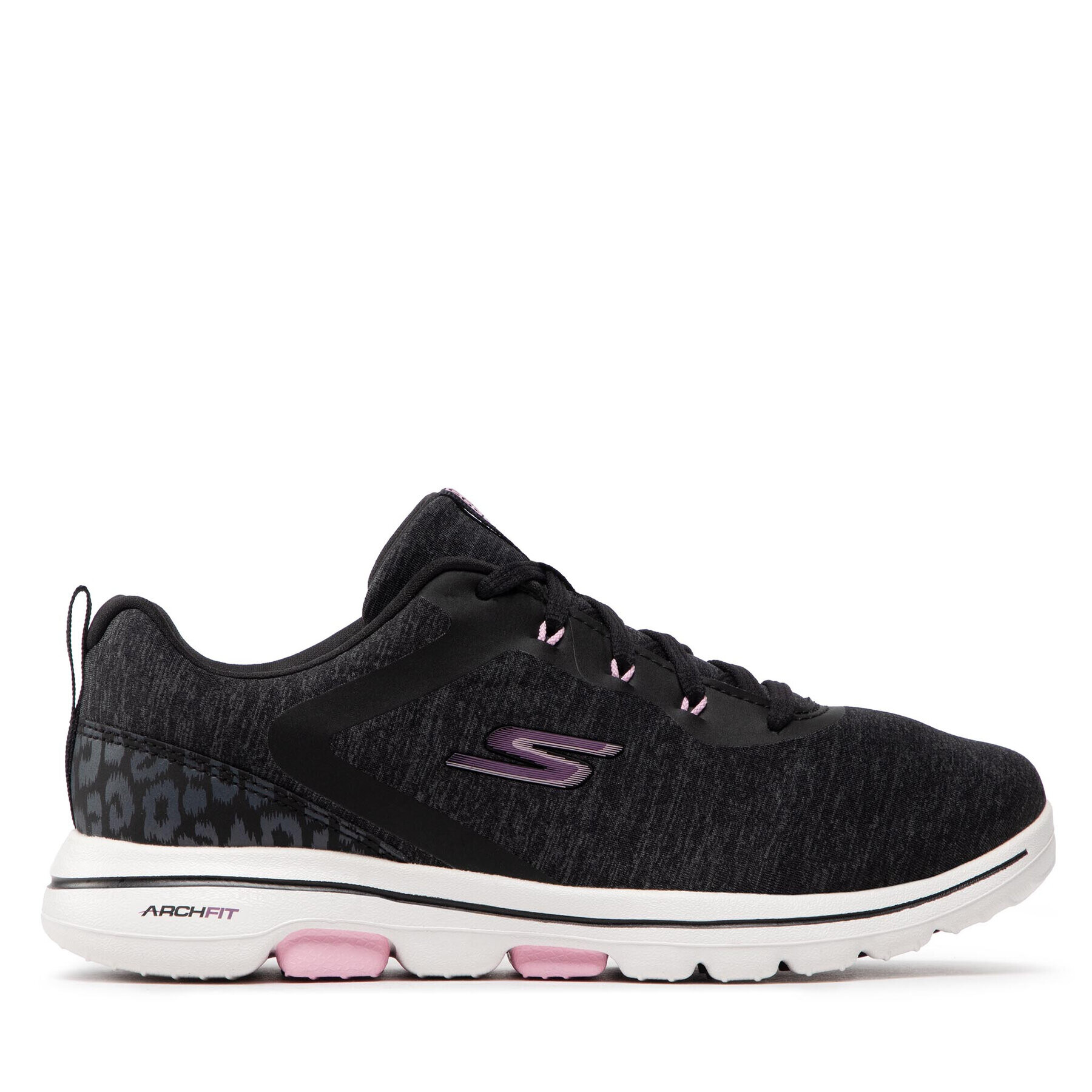 Skechers Обувки Go Golf Walk 5 123034/BKPK Черен - Pepit.bg