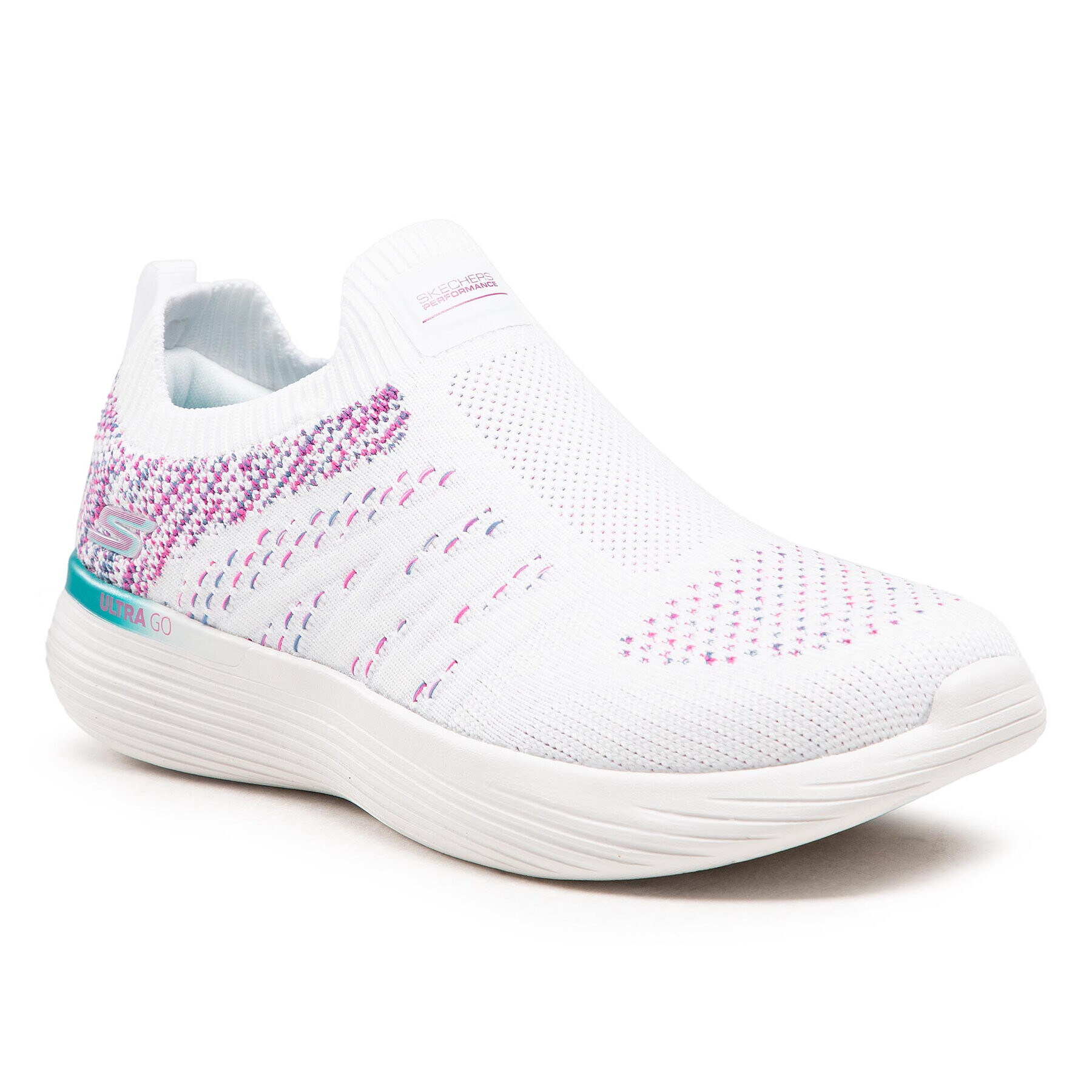 Skechers Обувки Go Run 400 V2 128195/WPKB Бял - Pepit.bg