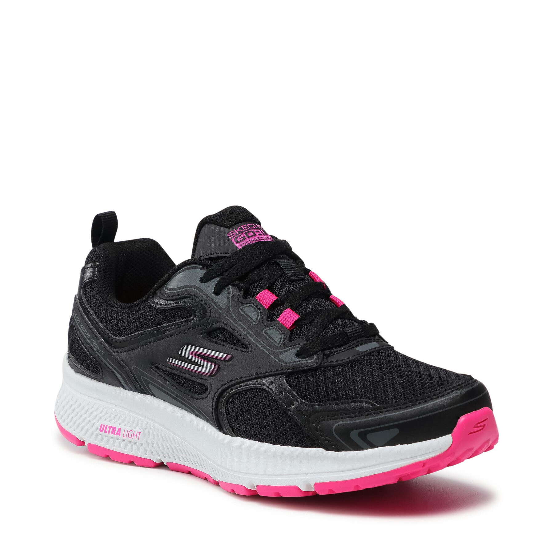 Skechers Обувки Go Run Consistent 128075/BKPK Черен - Pepit.bg