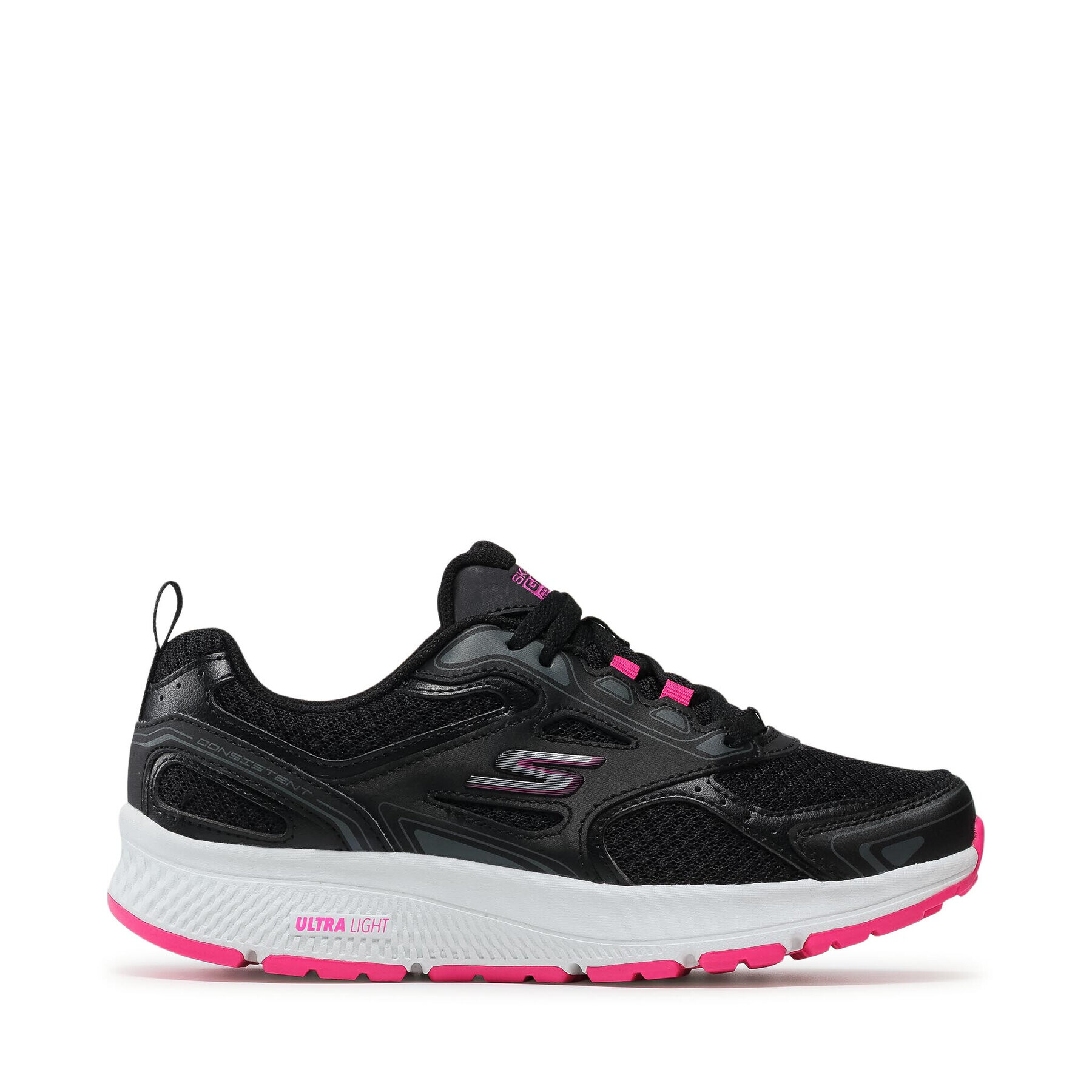 Skechers Обувки Go Run Consistent 128075/BKPK Черен - Pepit.bg