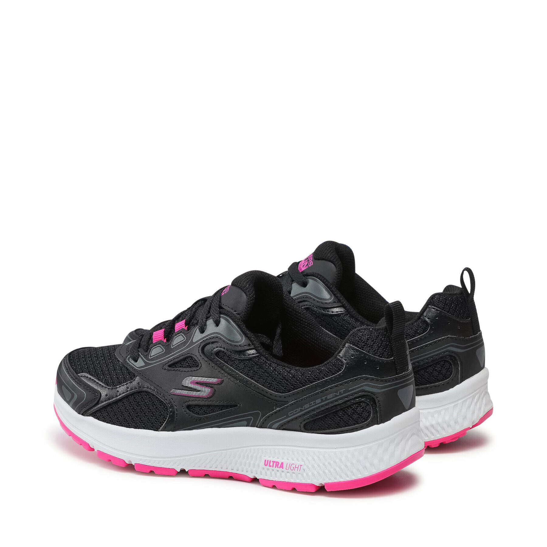 Skechers Обувки Go Run Consistent 128075/BKPK Черен - Pepit.bg