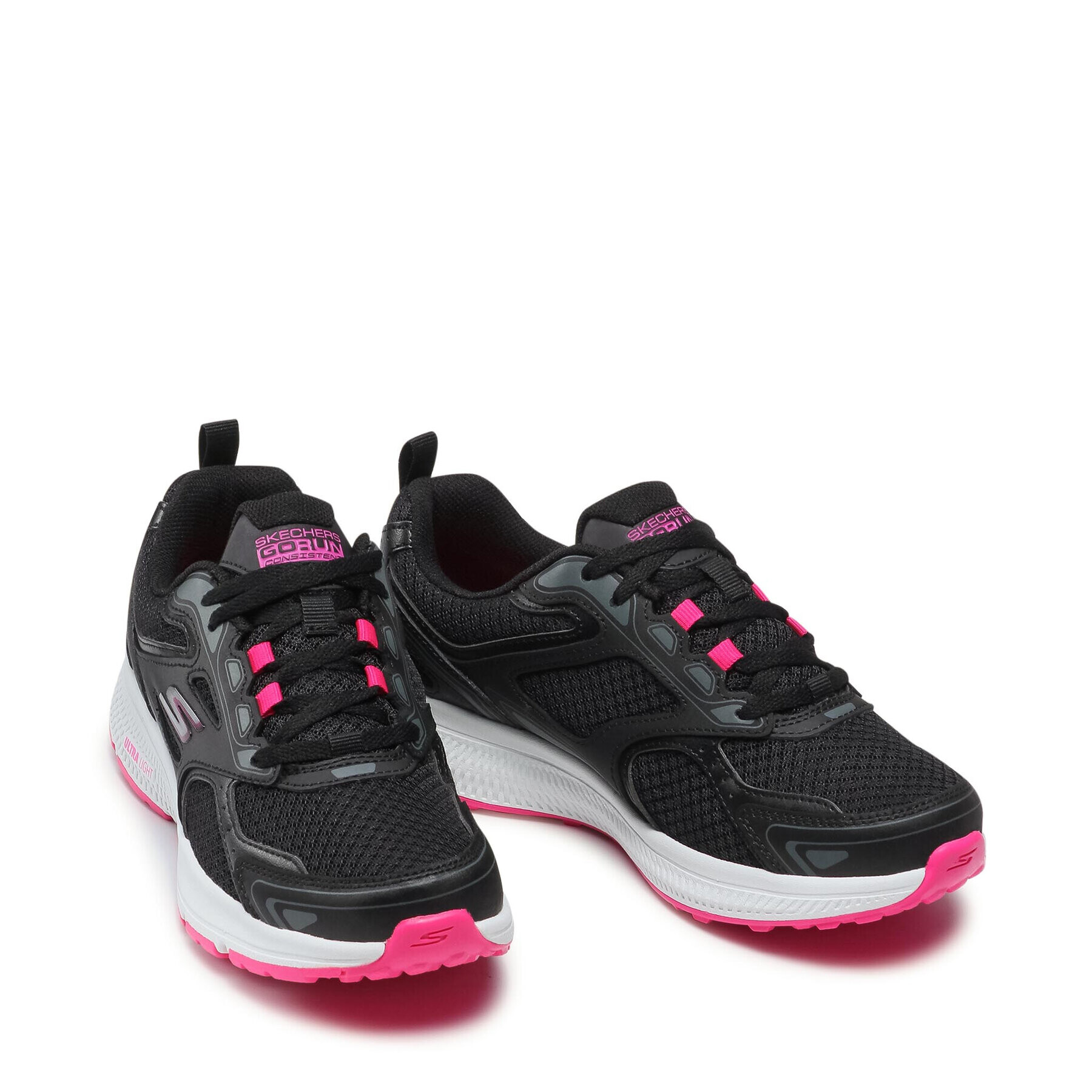 Skechers Обувки Go Run Consistent 128075/BKPK Черен - Pepit.bg