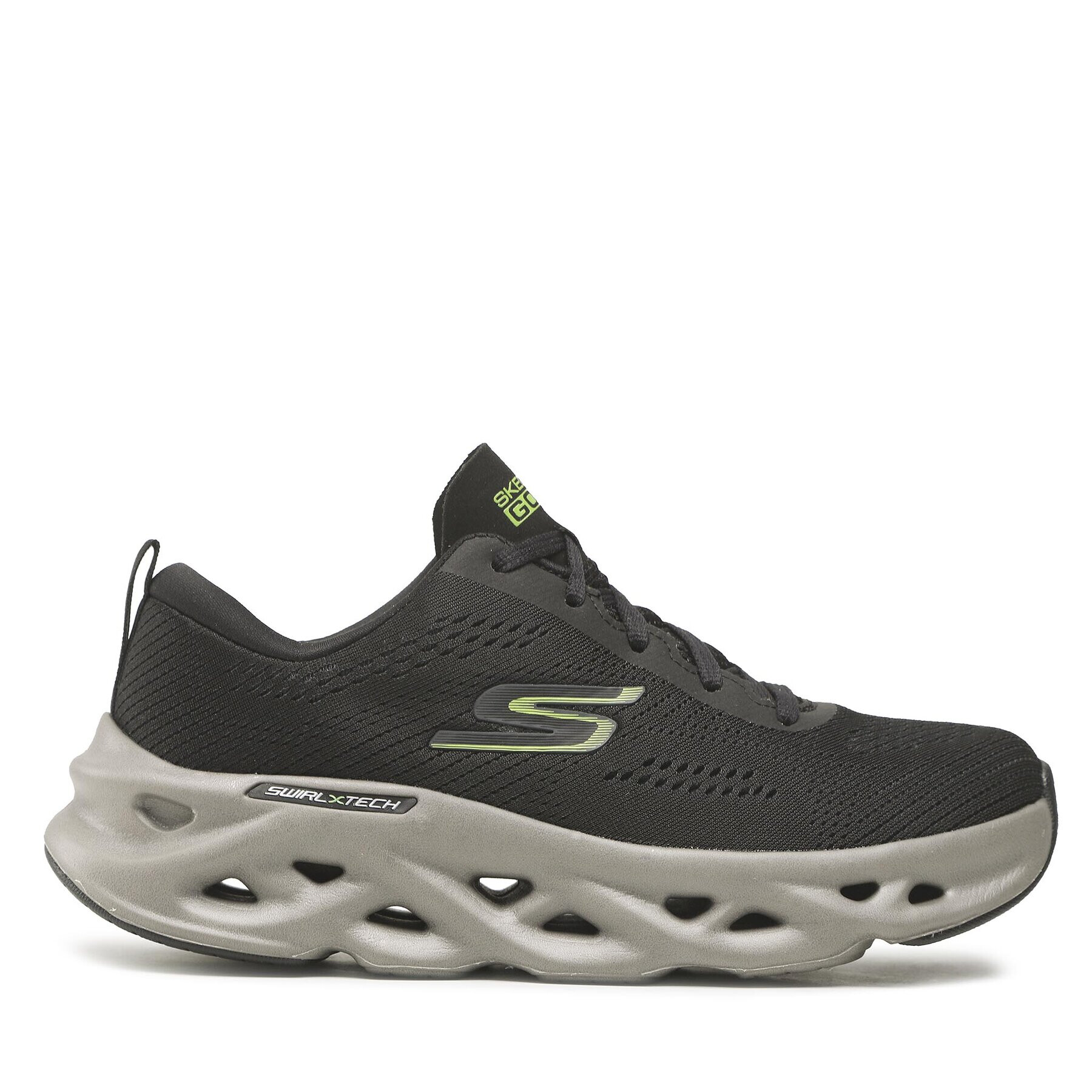 Skechers Обувки Go Run Swirl Tech 220303/BKLM Черен - Pepit.bg