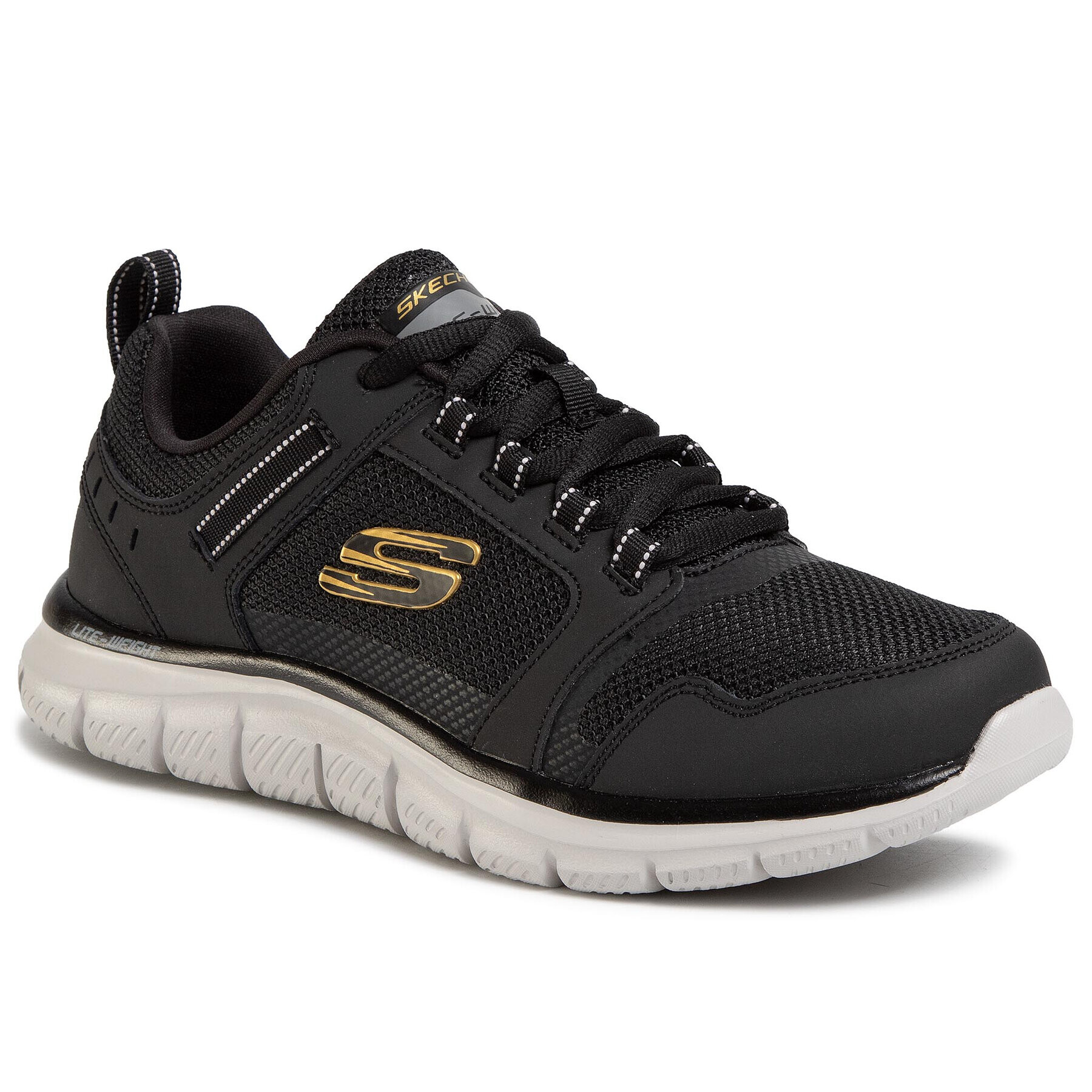 Skechers Обувки Knockhill 232001/BKGD Черен - Pepit.bg