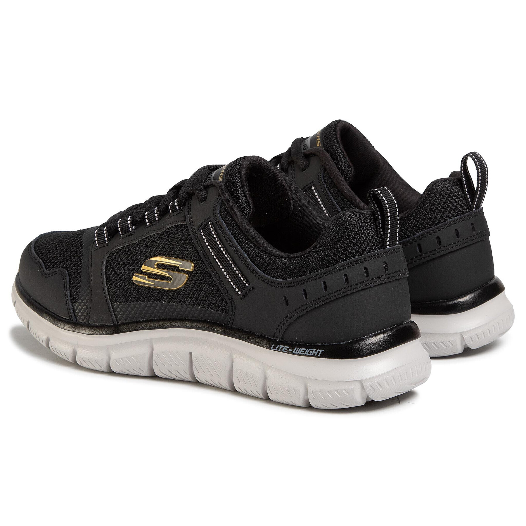 Skechers Обувки Knockhill 232001/BKGD Черен - Pepit.bg