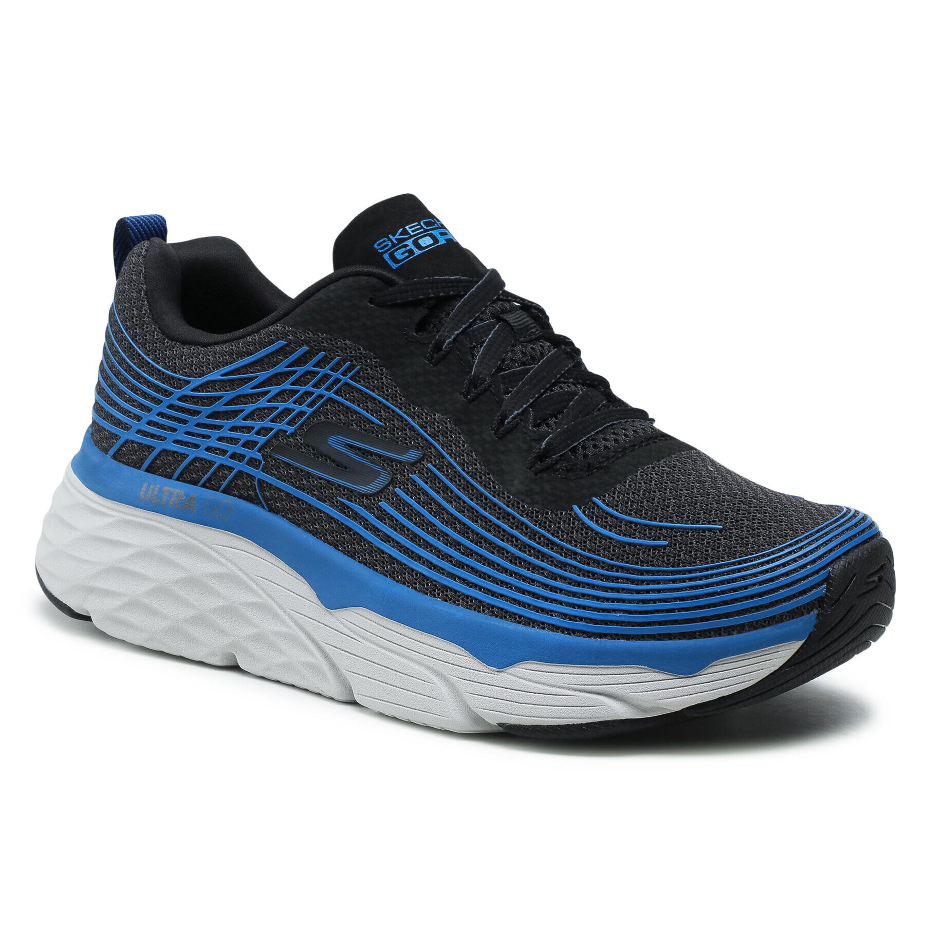 Skechers Обувки Max Cushioning Elite 54430/BKBL Черен - Pepit.bg