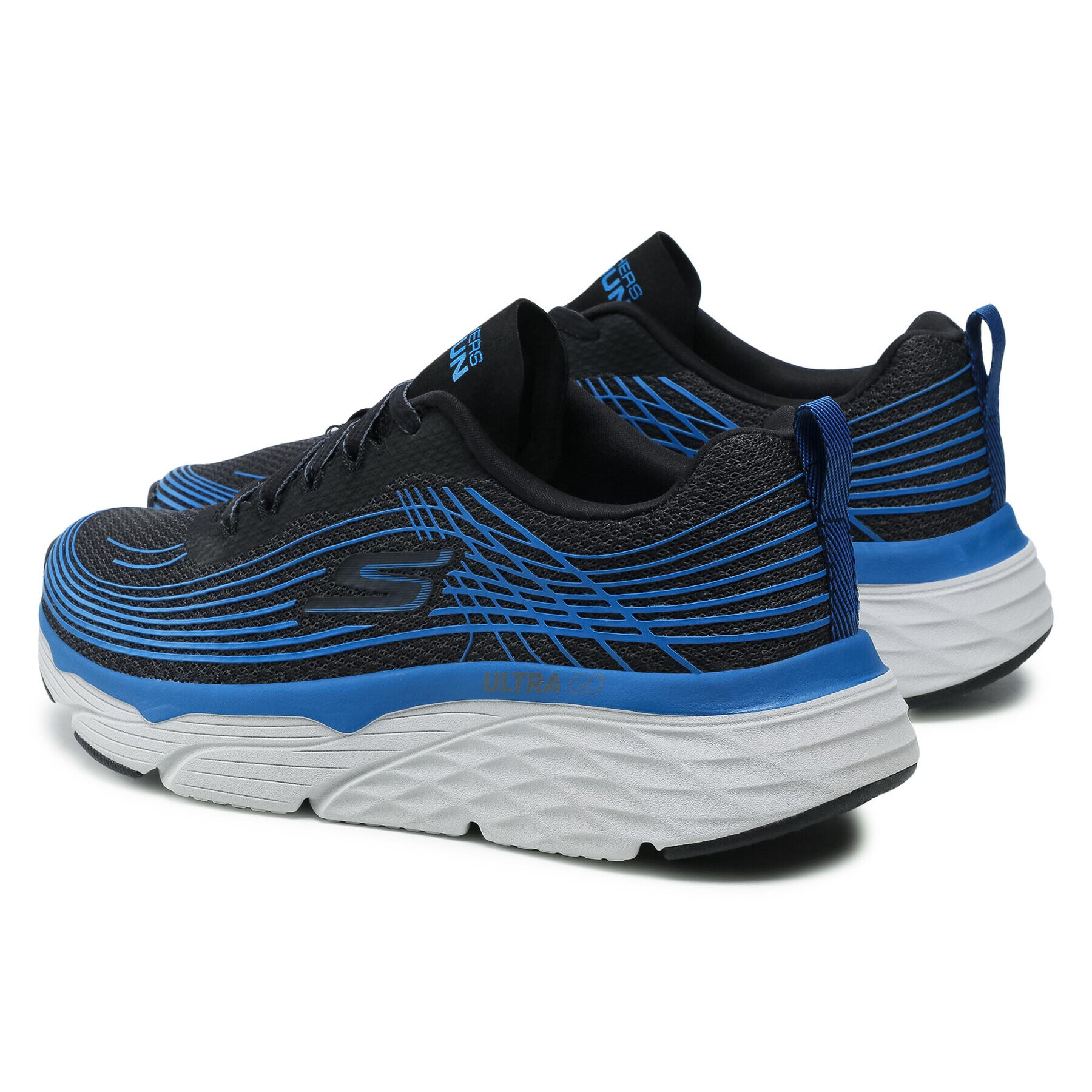 Skechers Обувки Max Cushioning Elite 54430/BKBL Черен - Pepit.bg