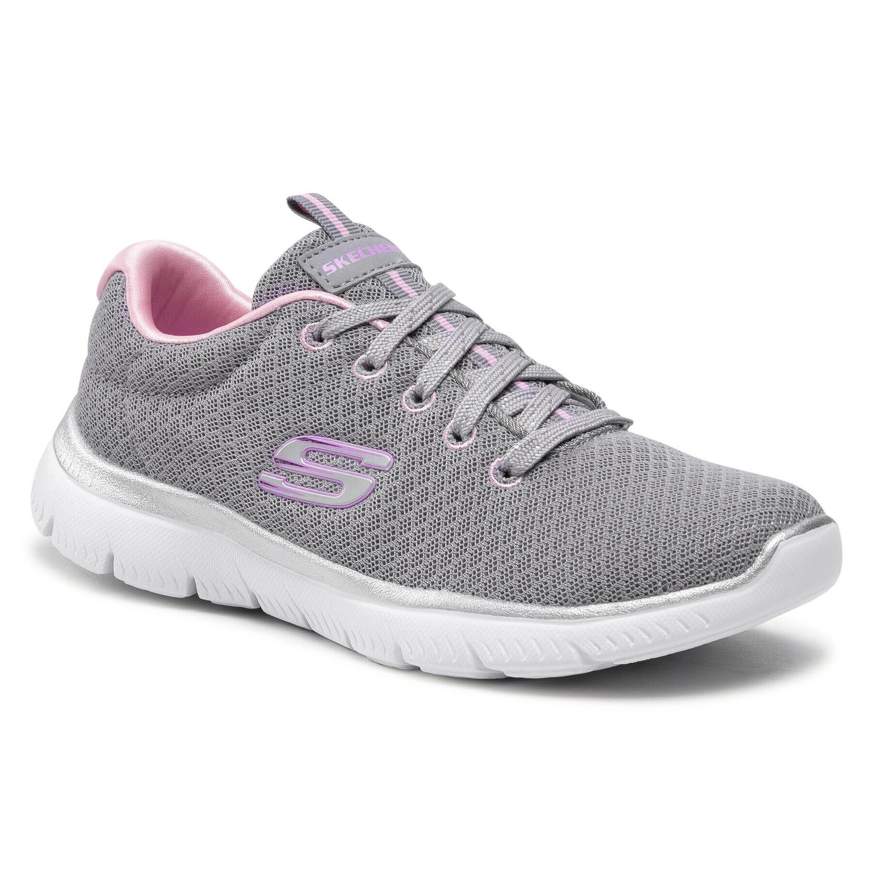 Skechers Обувки Simply Special 302070L/GYPK Сив - Pepit.bg