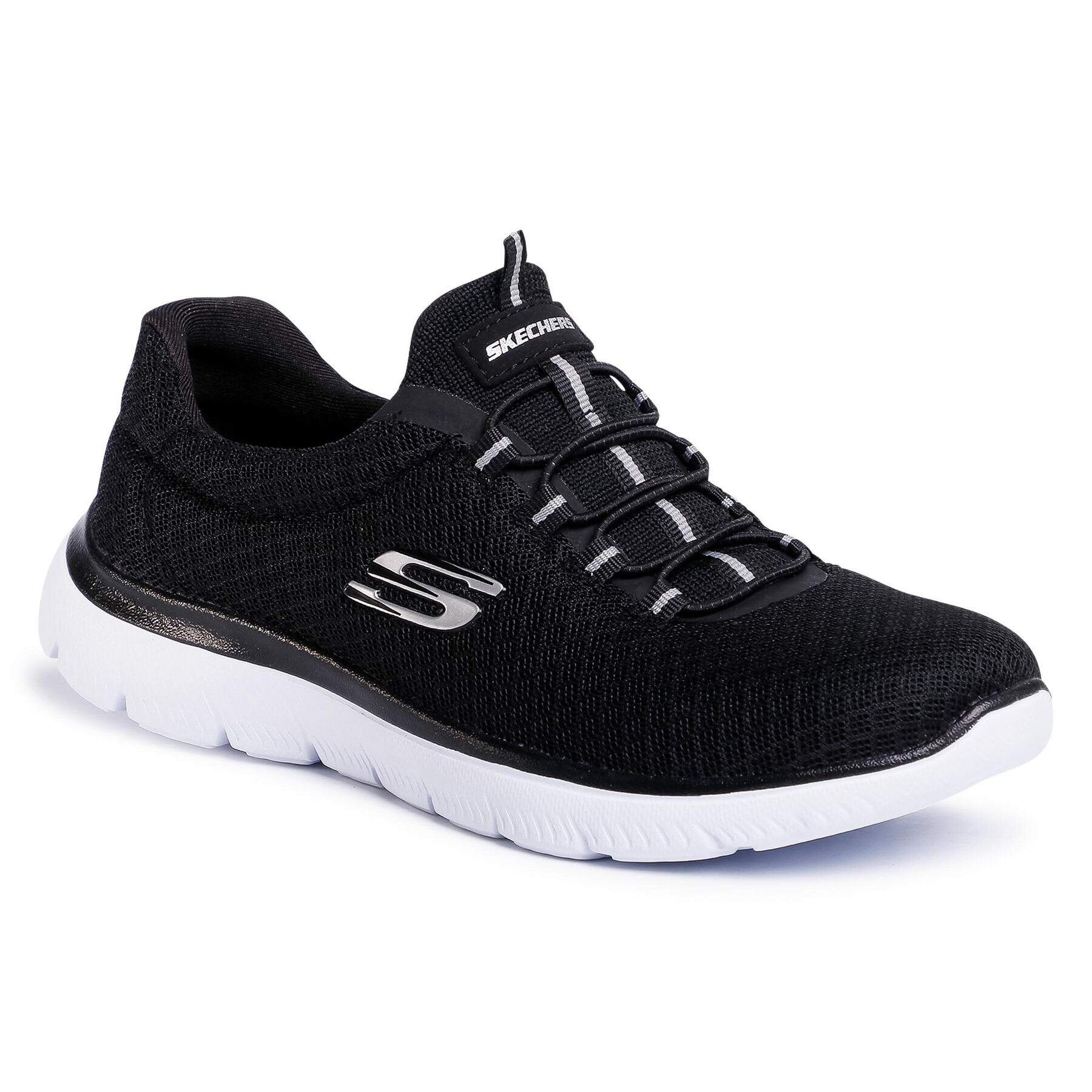 Skechers Обувки Summits 12980/BKW Черен - Pepit.bg