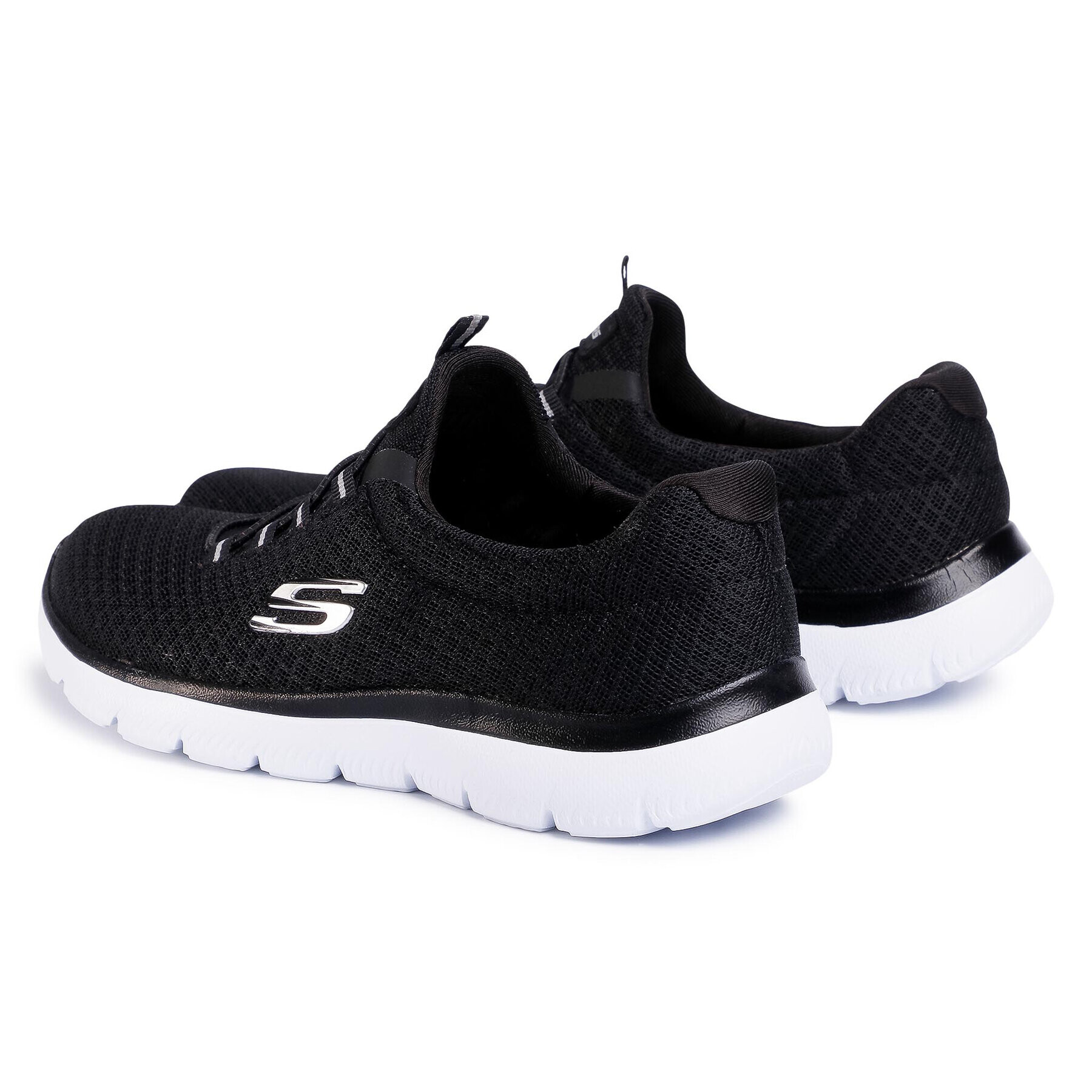 Skechers Обувки Summits 12980/BKW Черен - Pepit.bg