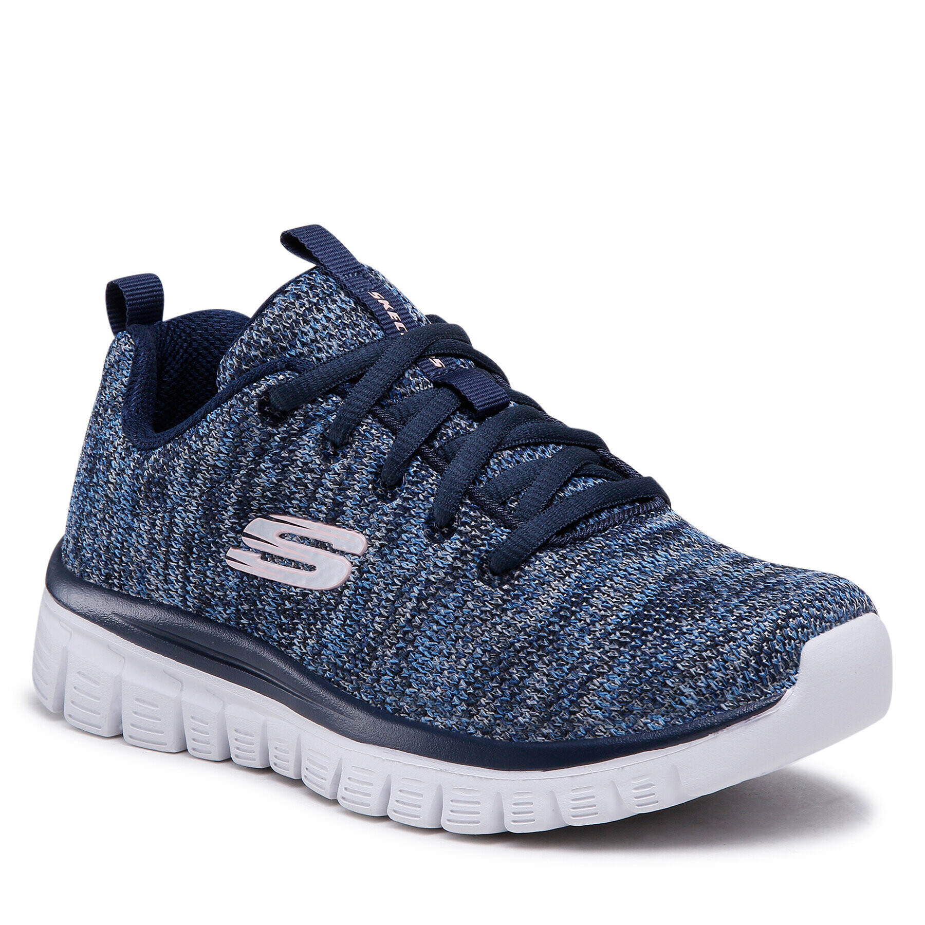 Skechers Обувки Twisted Fortune 12614/NVBL Тъмносин - Pepit.bg