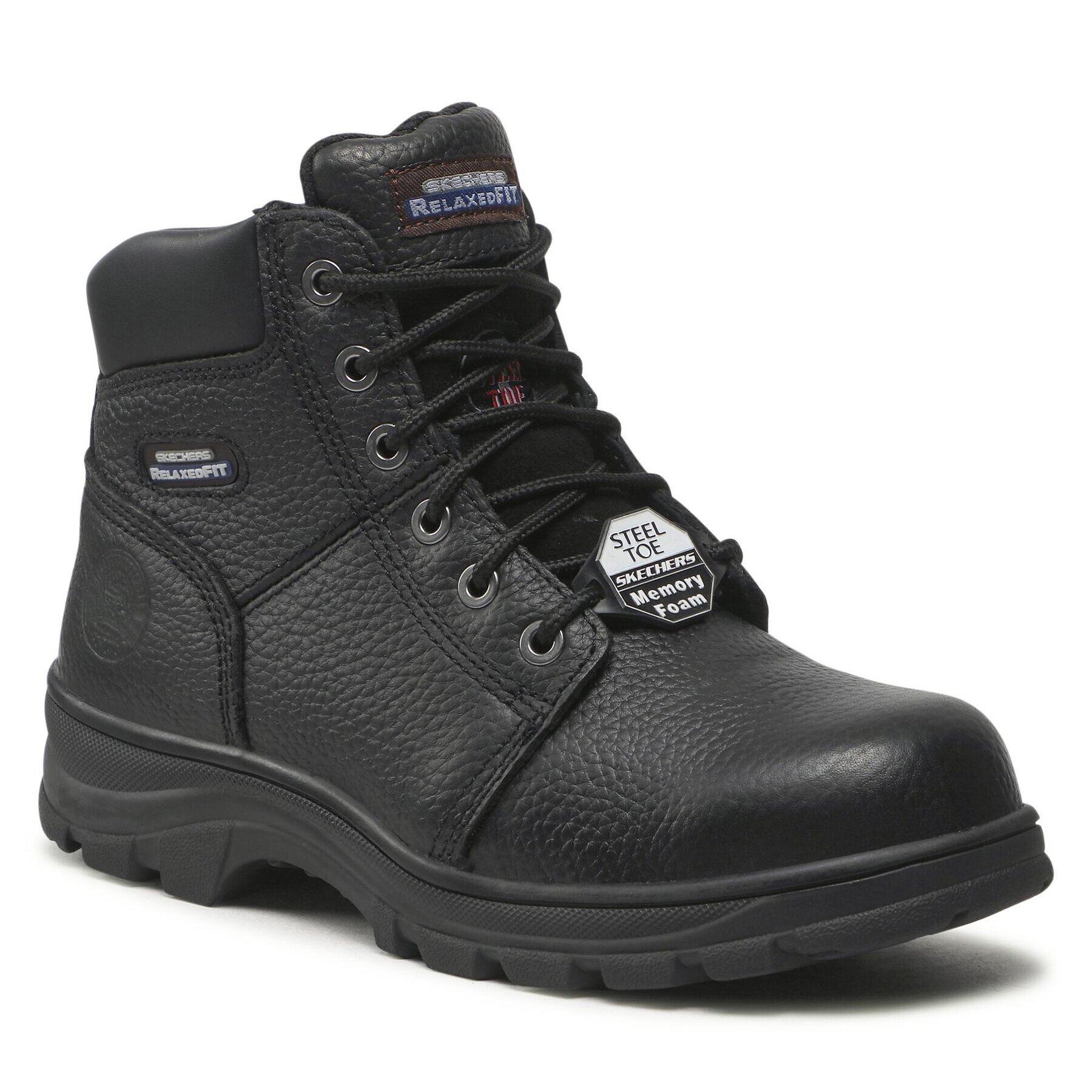 Skechers Обувки Workshire 77009EC/BLK Черен - Pepit.bg