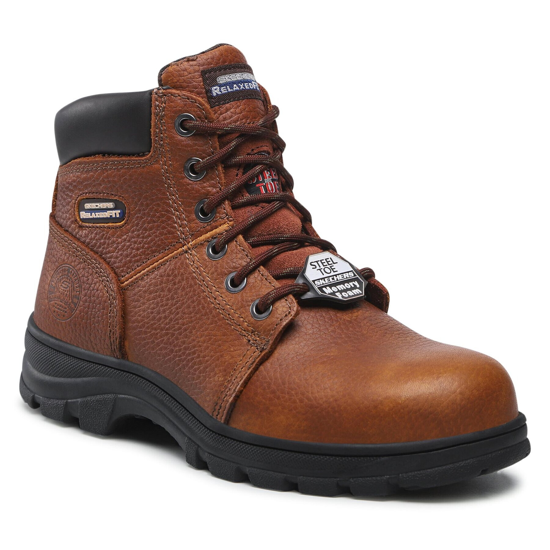 Skechers Обувки Workshire 77009EC/BRN Кафяв - Pepit.bg