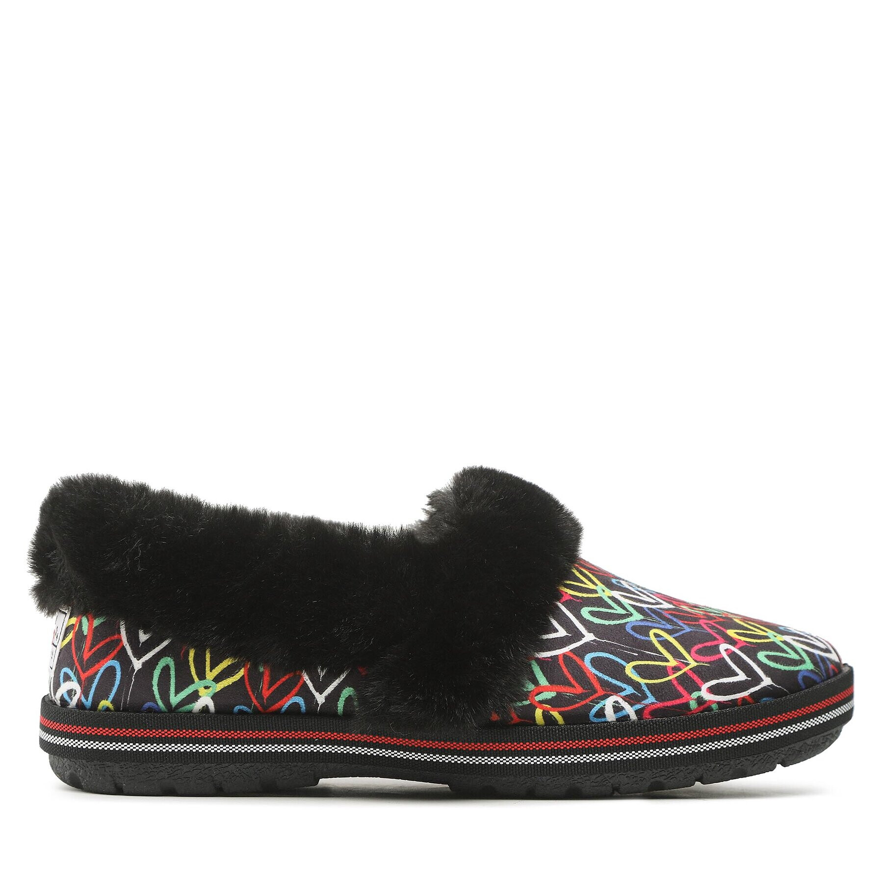 Skechers Пантофи BOBS Lodge Love 113610 Черен - Pepit.bg