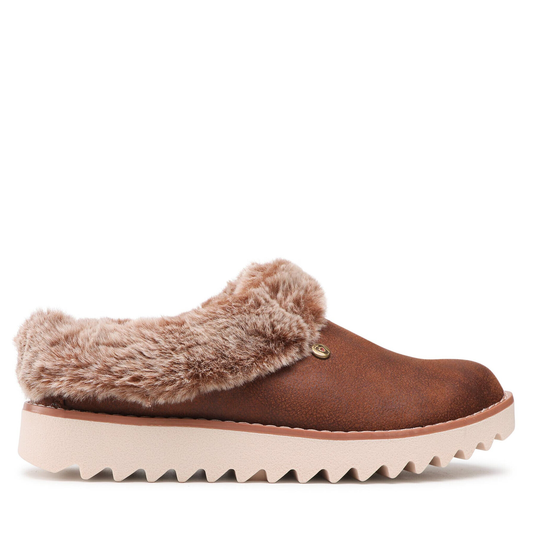 Skechers Пантофи BOBS Winter Rock 113423/BRN Кафяв - Pepit.bg