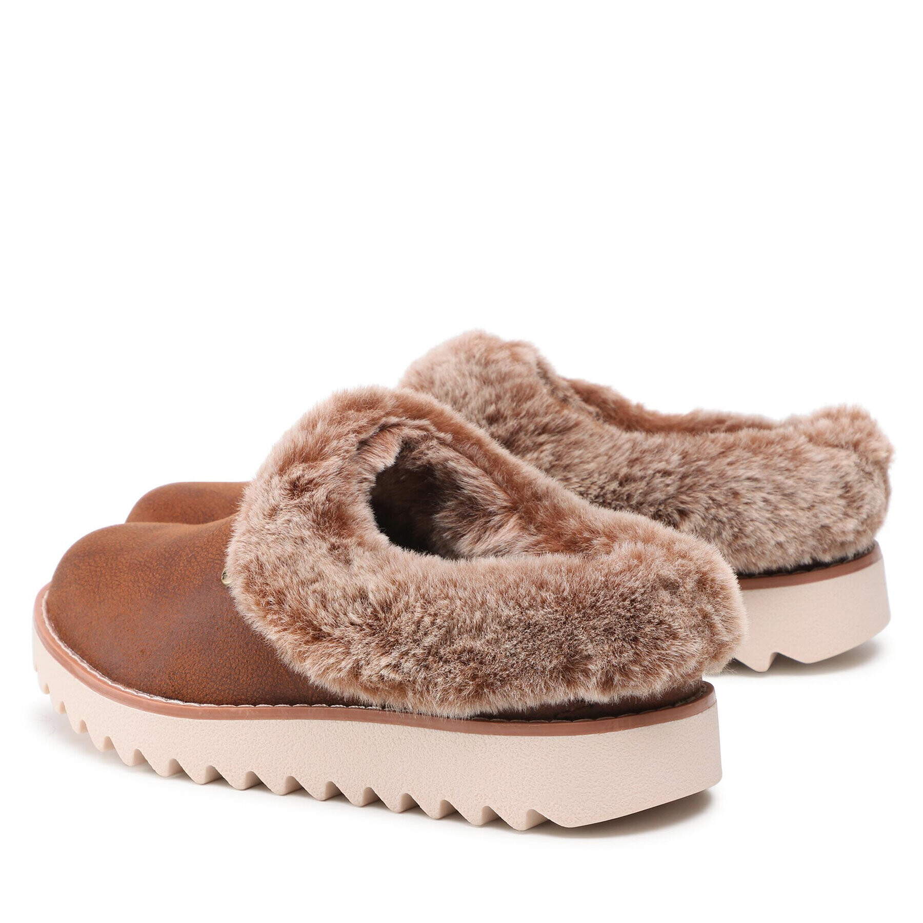 Skechers Пантофи BOBS Winter Rock 113423/BRN Кафяв - Pepit.bg