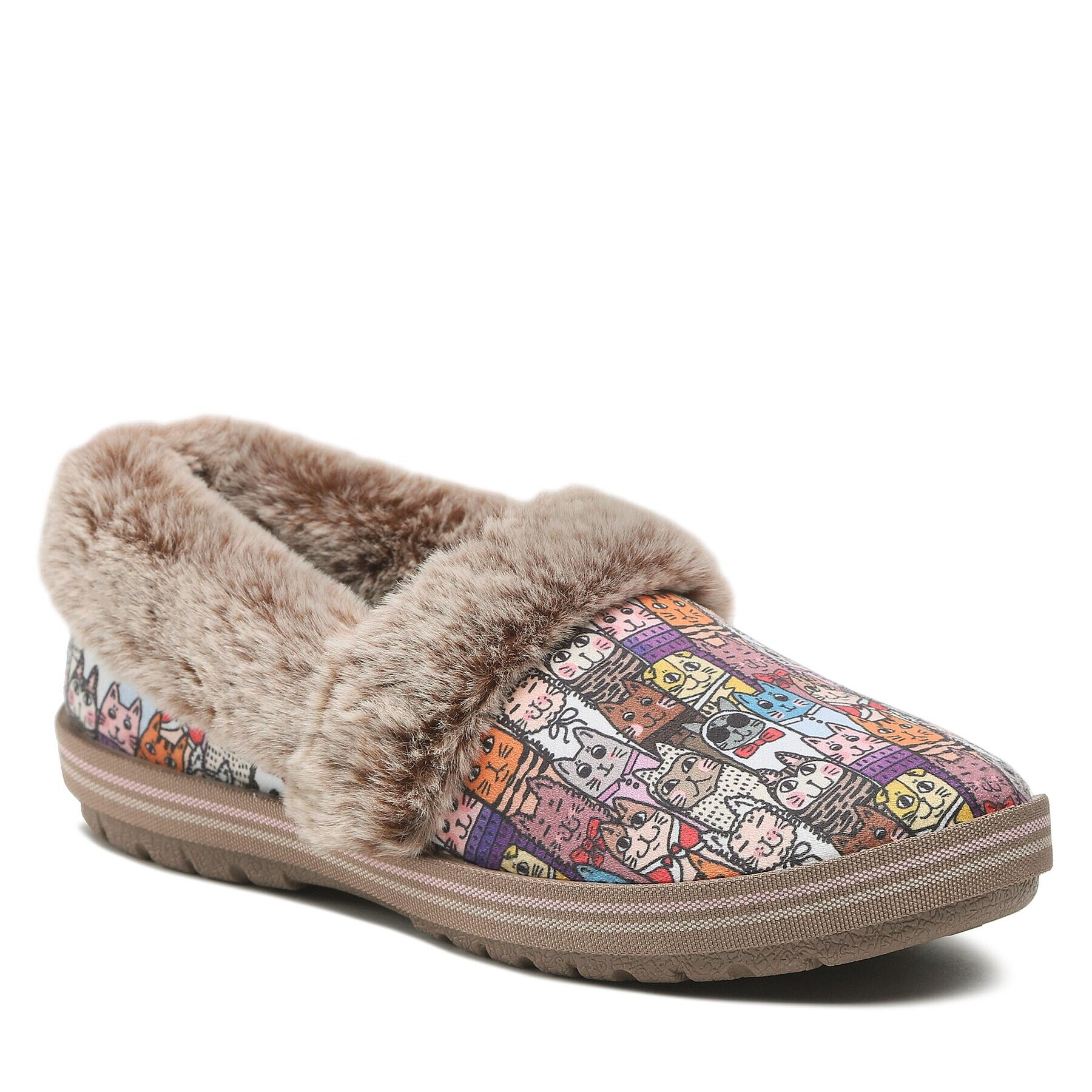 Skechers Пантофи Chic Cat 33347/MLT Кафяв - Pepit.bg