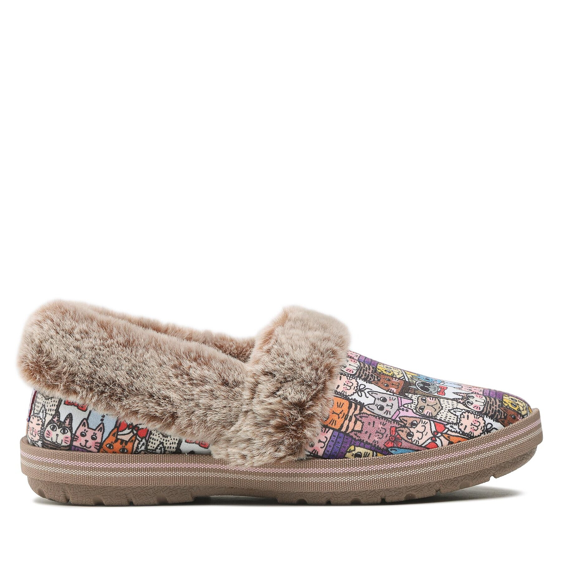 Skechers Пантофи Chic Cat 33347/MLT Кафяв - Pepit.bg