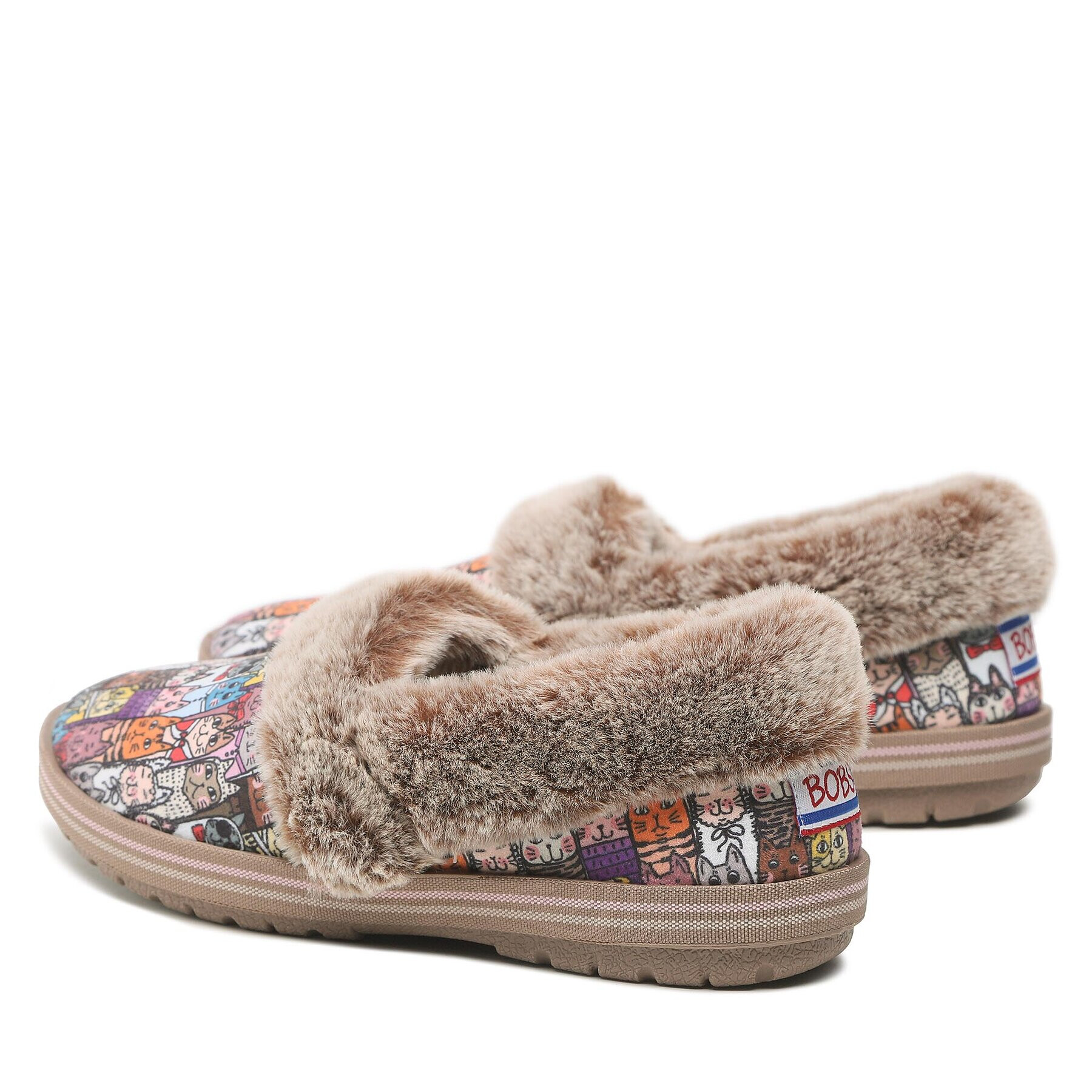 Skechers Пантофи Chic Cat 33347/MLT Кафяв - Pepit.bg