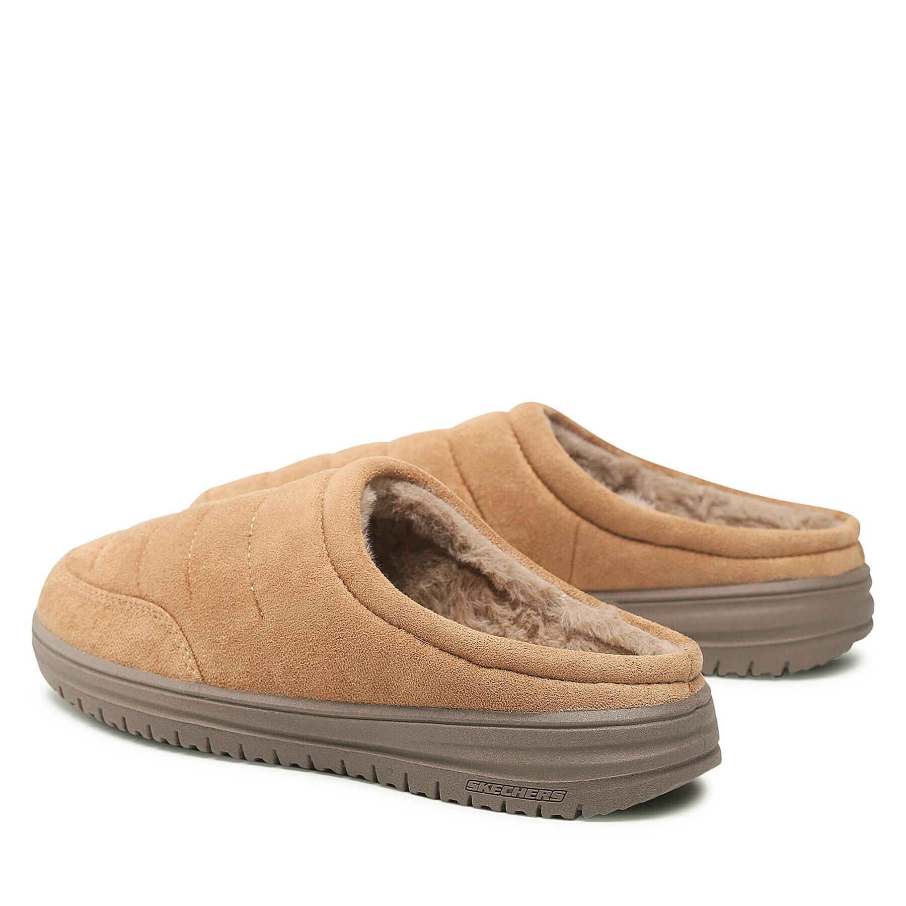 Skechers Пантофи Garvanza 204636/TAN Кафяв - Pepit.bg