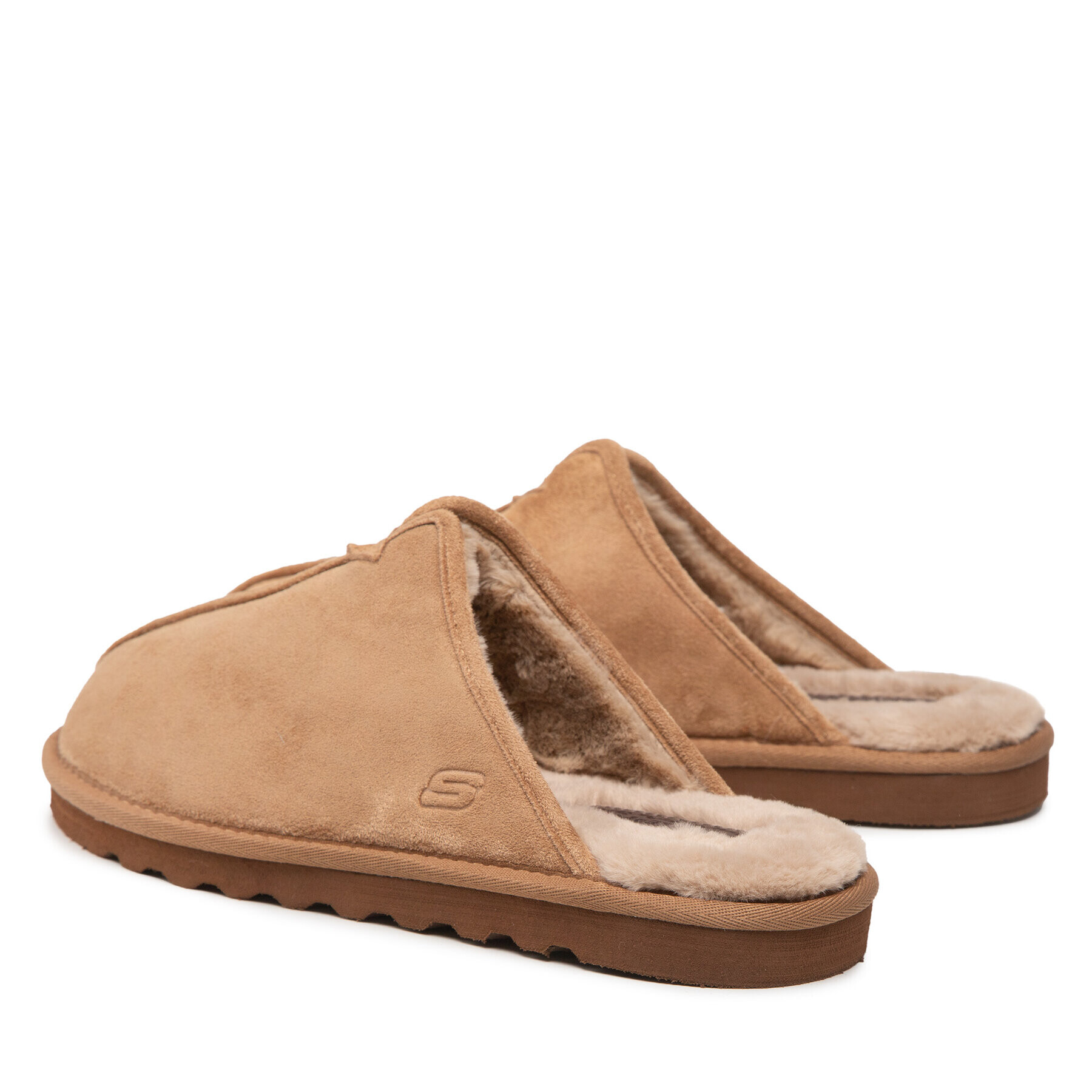 Skechers Пантофи Palco 66094/TAN Кафяв - Pepit.bg