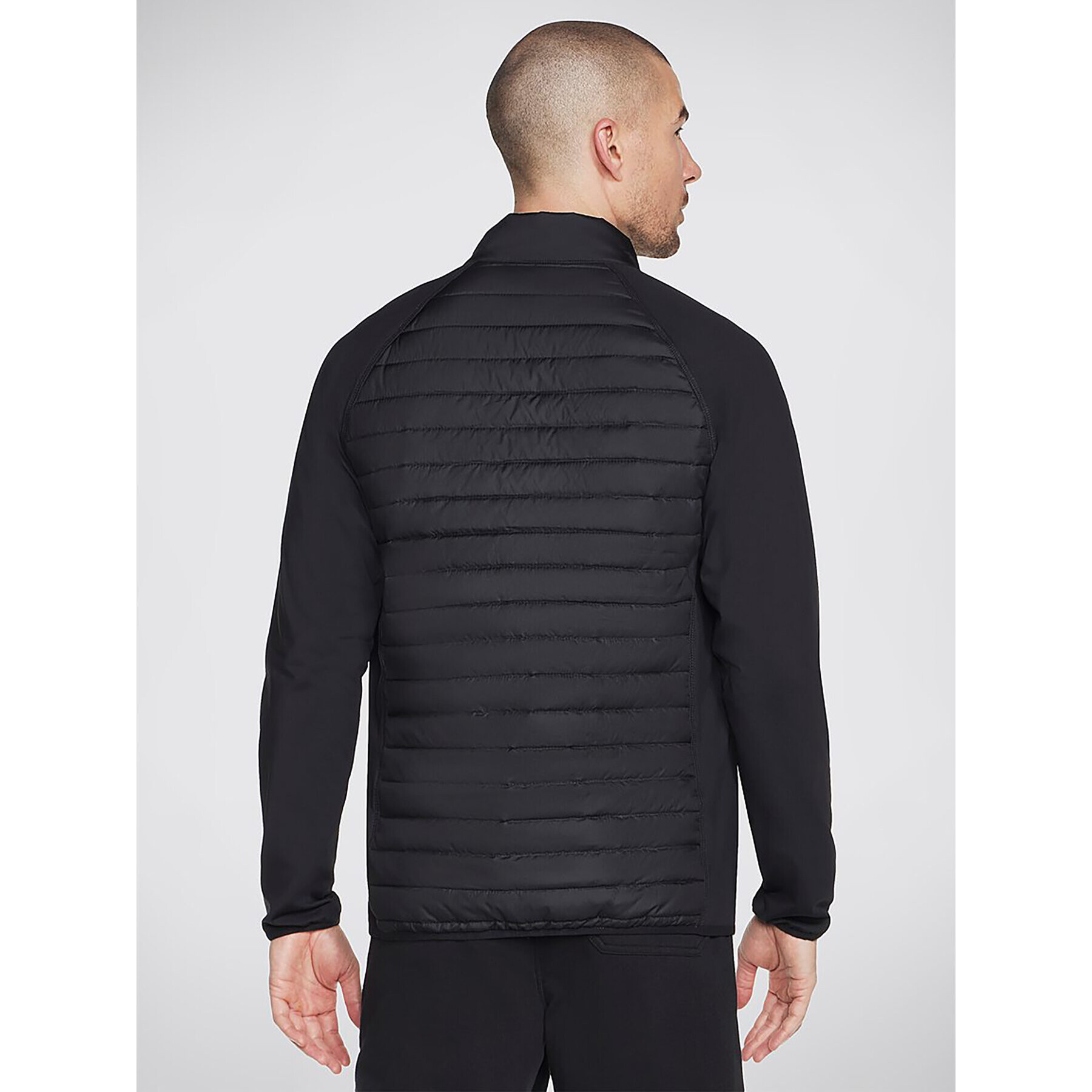 Skechers Преходно яке Goshield Hybrid Jacket JA23 Черен Regular Fit - Pepit.bg