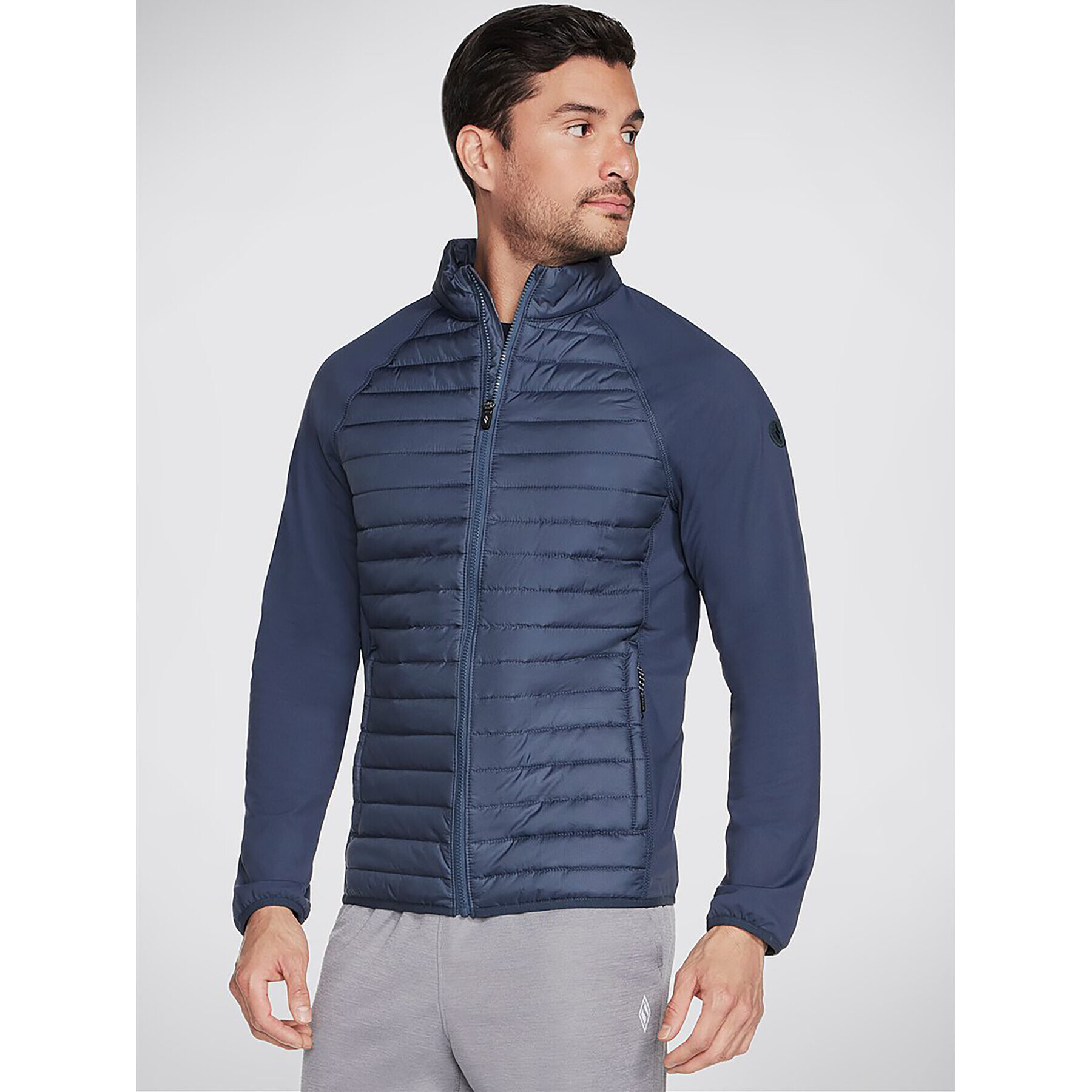 Skechers Преходно яке Goshield Hybrid Jacket JA23 Тъмносин Regular Fit - Pepit.bg