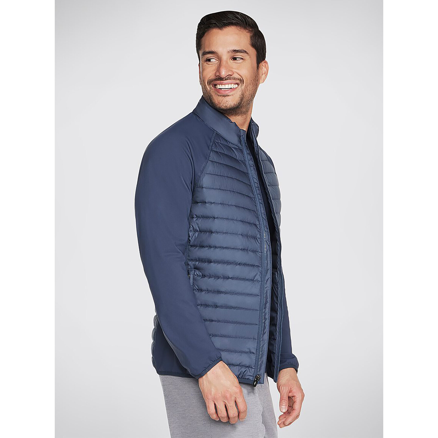 Skechers Преходно яке Goshield Hybrid Jacket JA23 Тъмносин Regular Fit - Pepit.bg