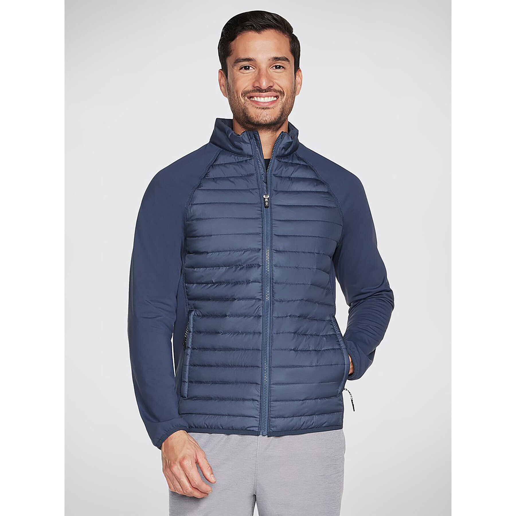 Skechers Преходно яке Goshield Hybrid Jacket JA23 Тъмносин Regular Fit - Pepit.bg