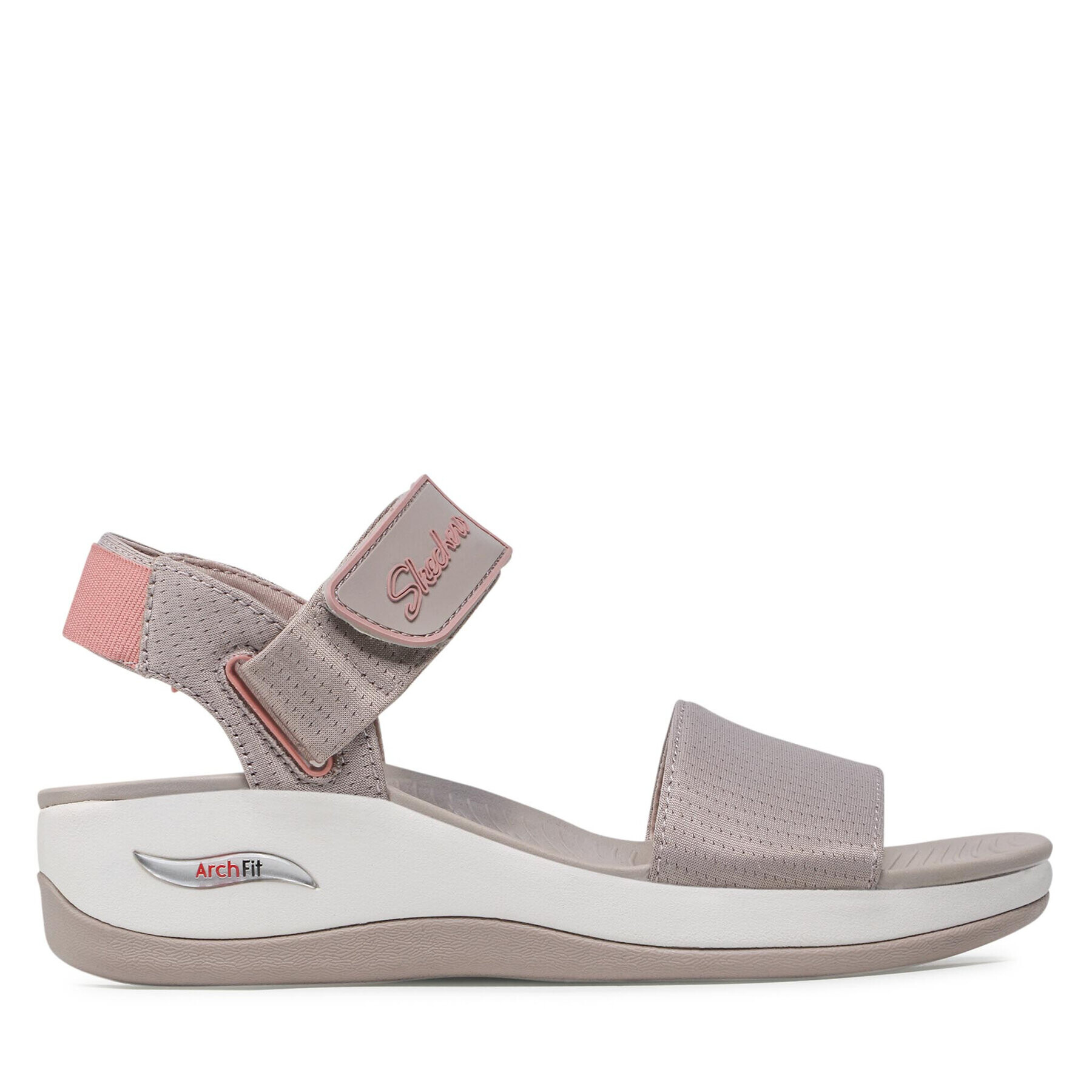 Skechers Сандали Arch Fit Sunshine 163310/TPPK Сив - Pepit.bg