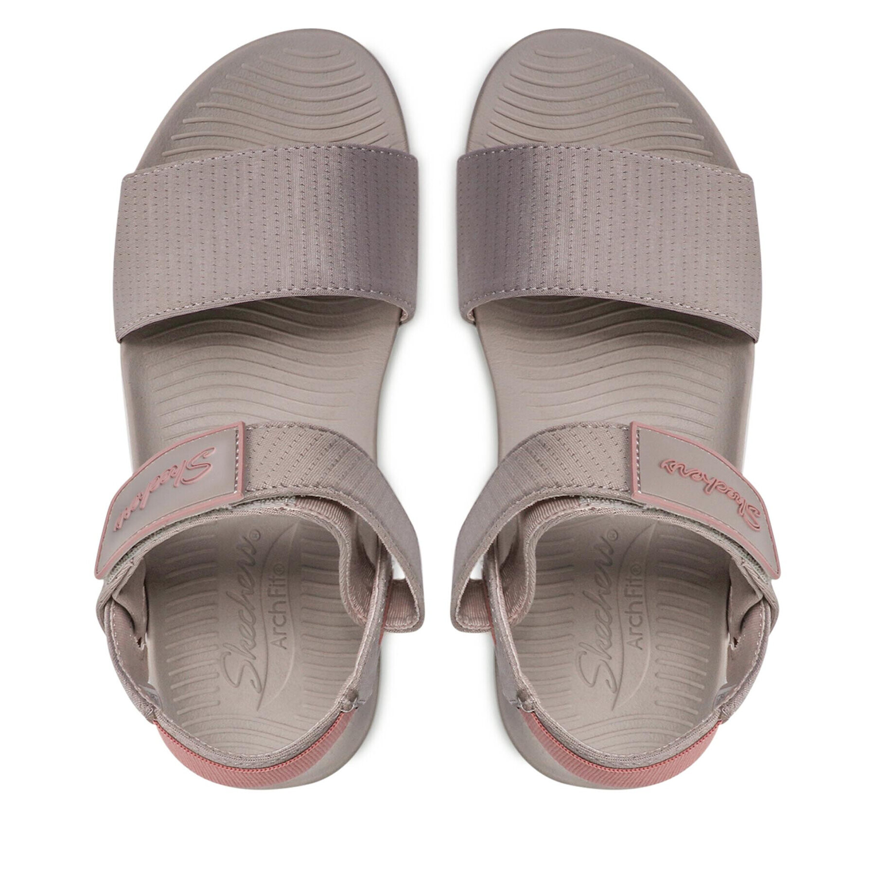 Skechers Сандали Arch Fit Sunshine 163310/TPPK Сив - Pepit.bg