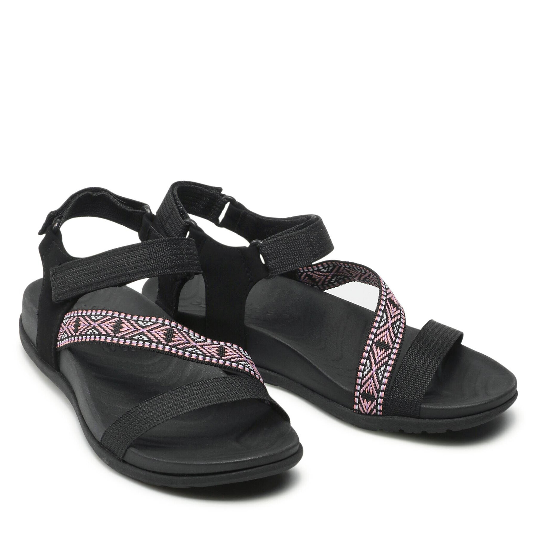 Skechers Сандали Beachy Sunrise 163221/BKLP Черен - Pepit.bg