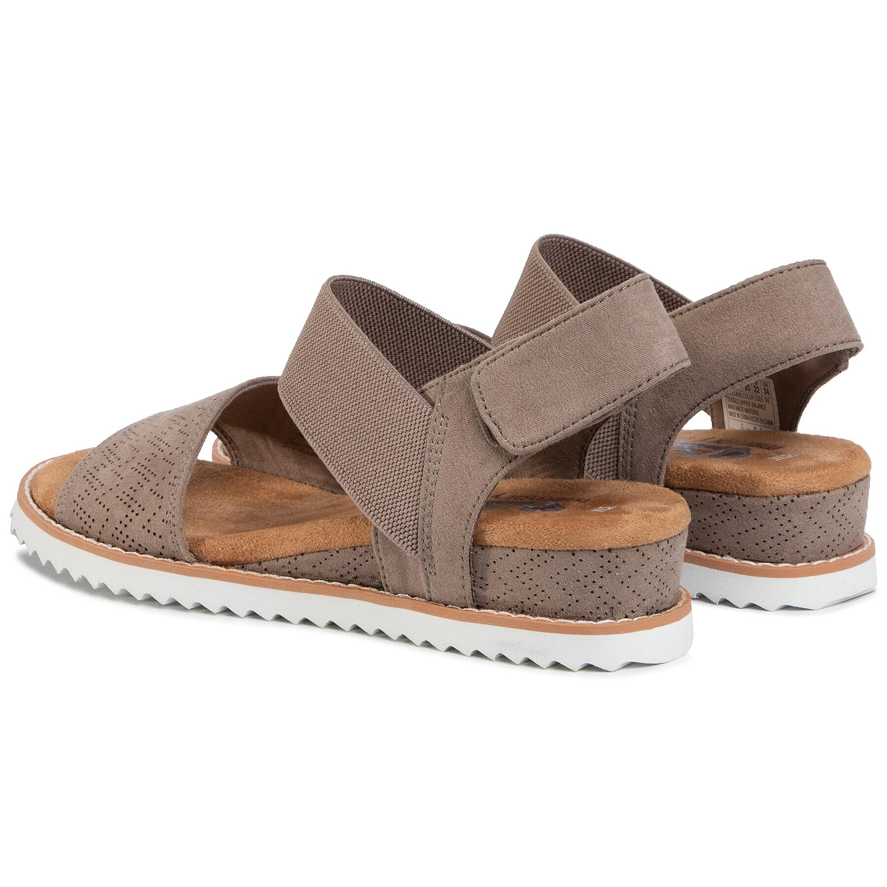 Skechers Сандали BOBS Desert Kiss 31440/TPE Кафяв - Pepit.bg