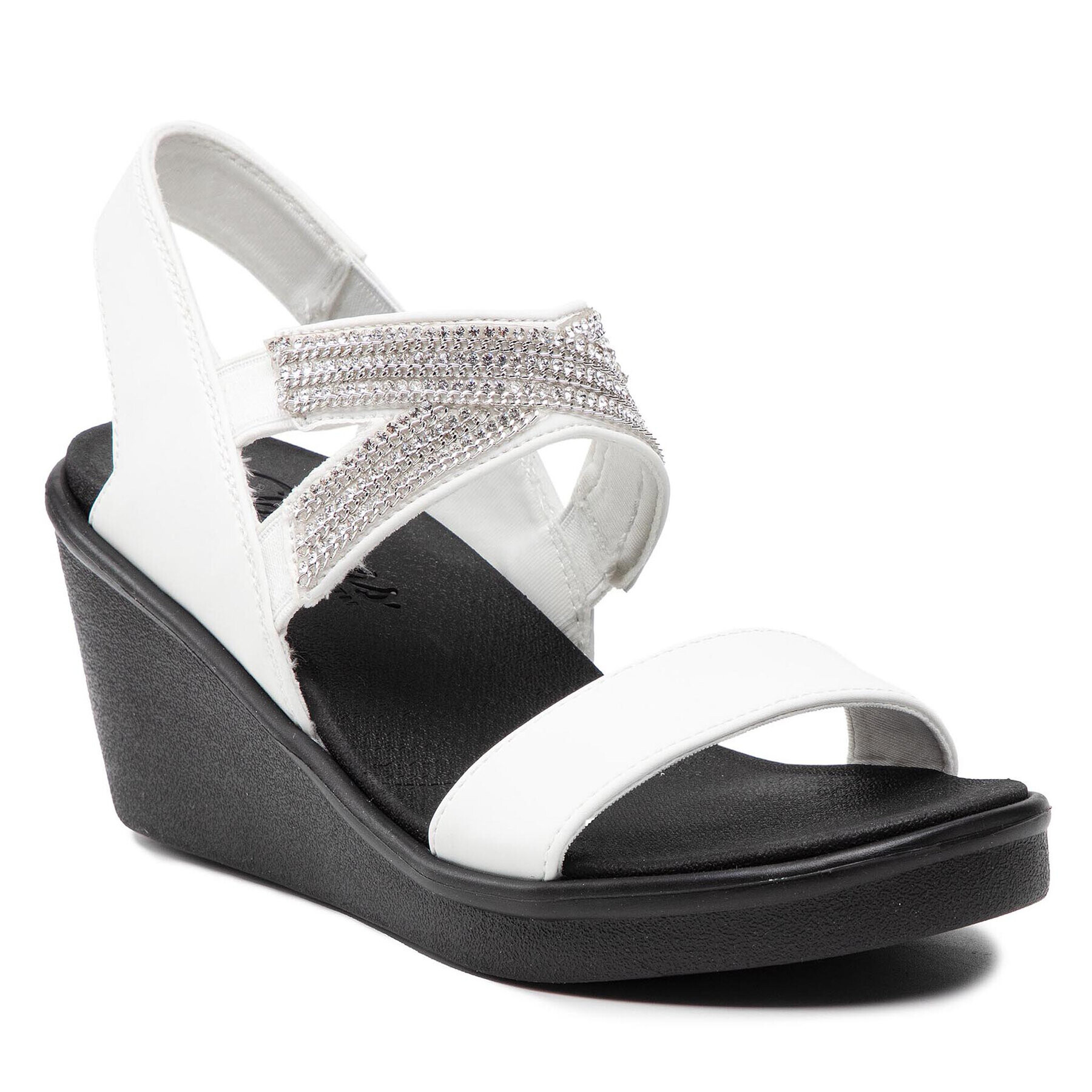 Skechers Сандали Chart Topper 33218/WHT Бял - Pepit.bg