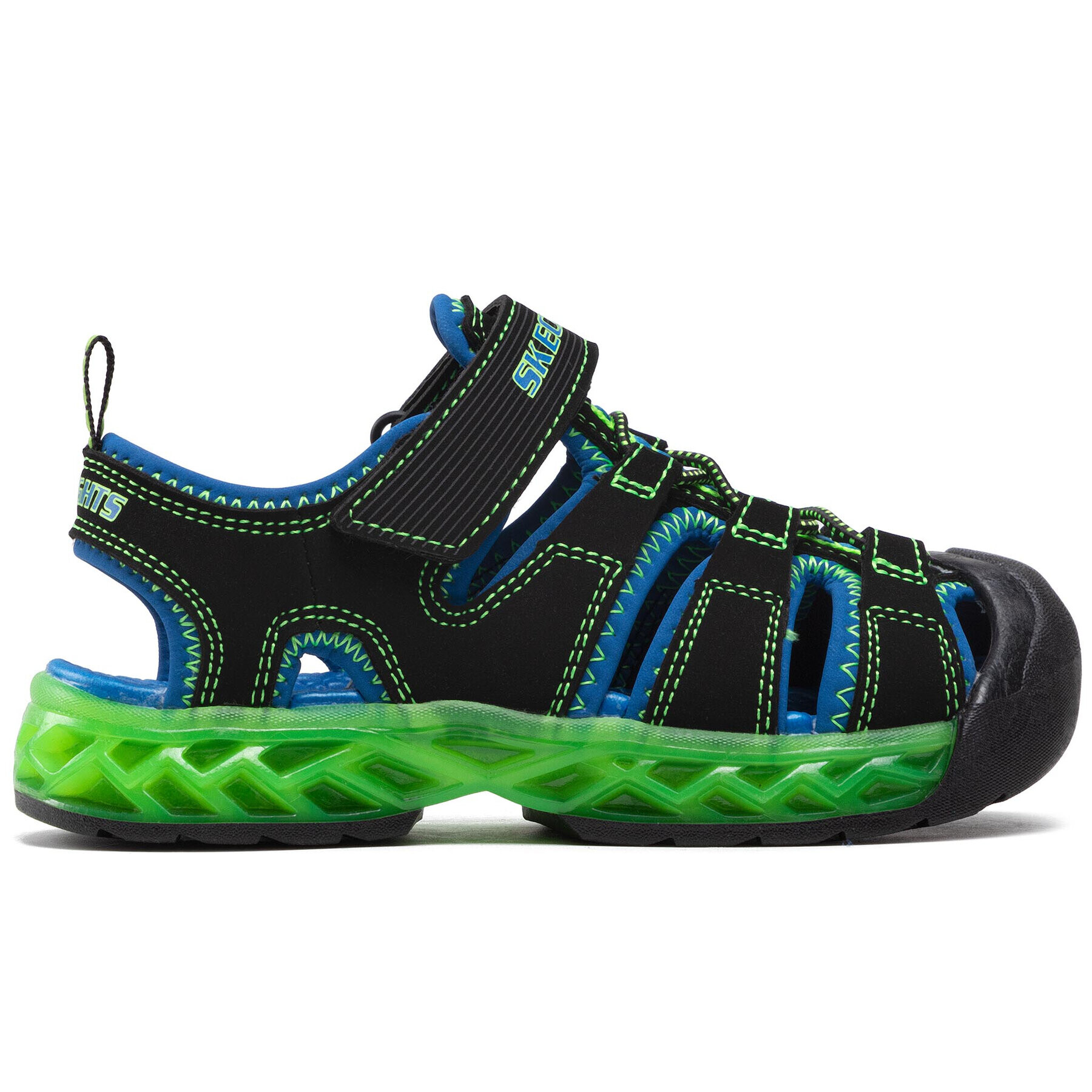 Skechers Сандали Flex-Flow 90707L/BBLM Черен - Pepit.bg