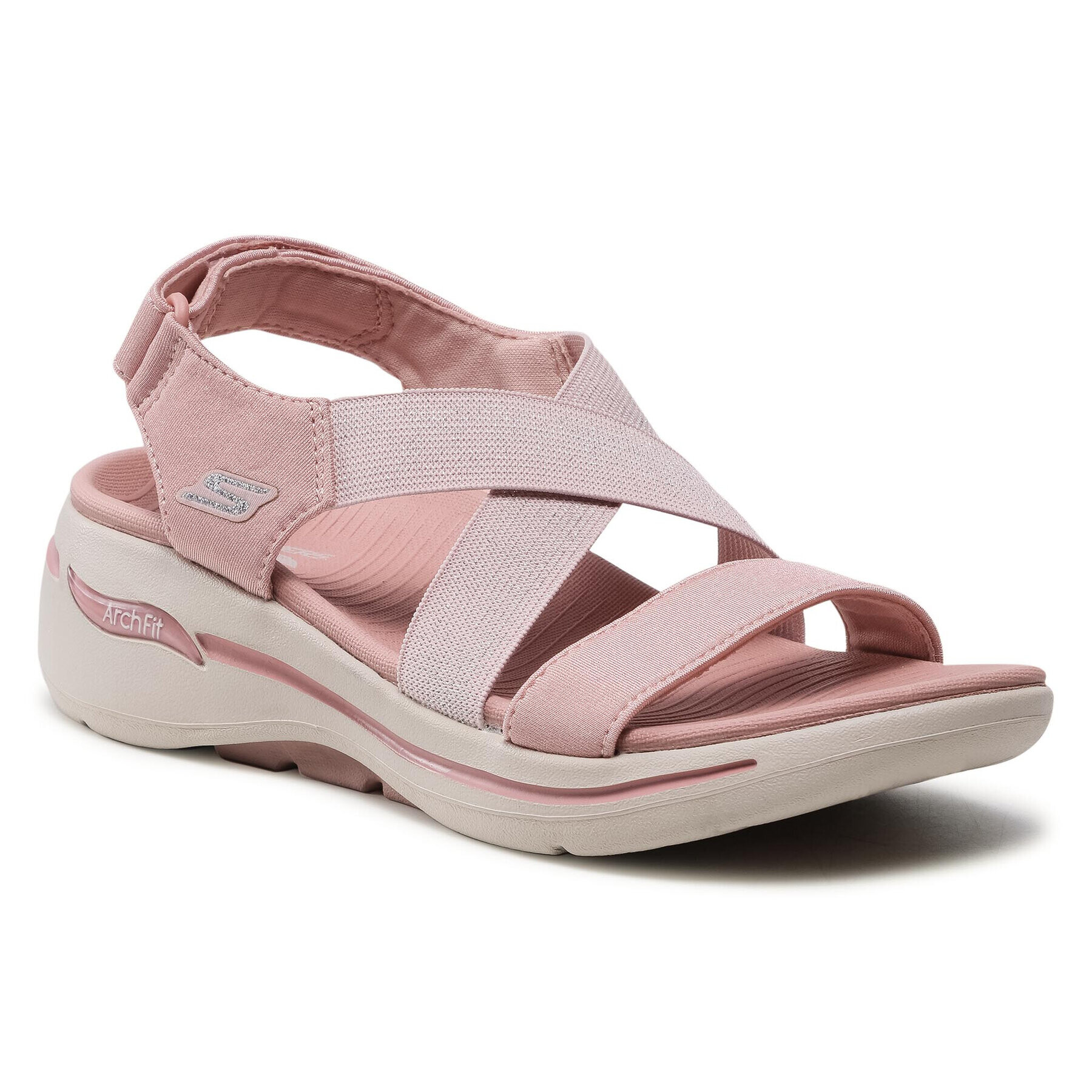 Skechers Сандали Go Walk Arch Fit 140226/ROS Розов - Pepit.bg