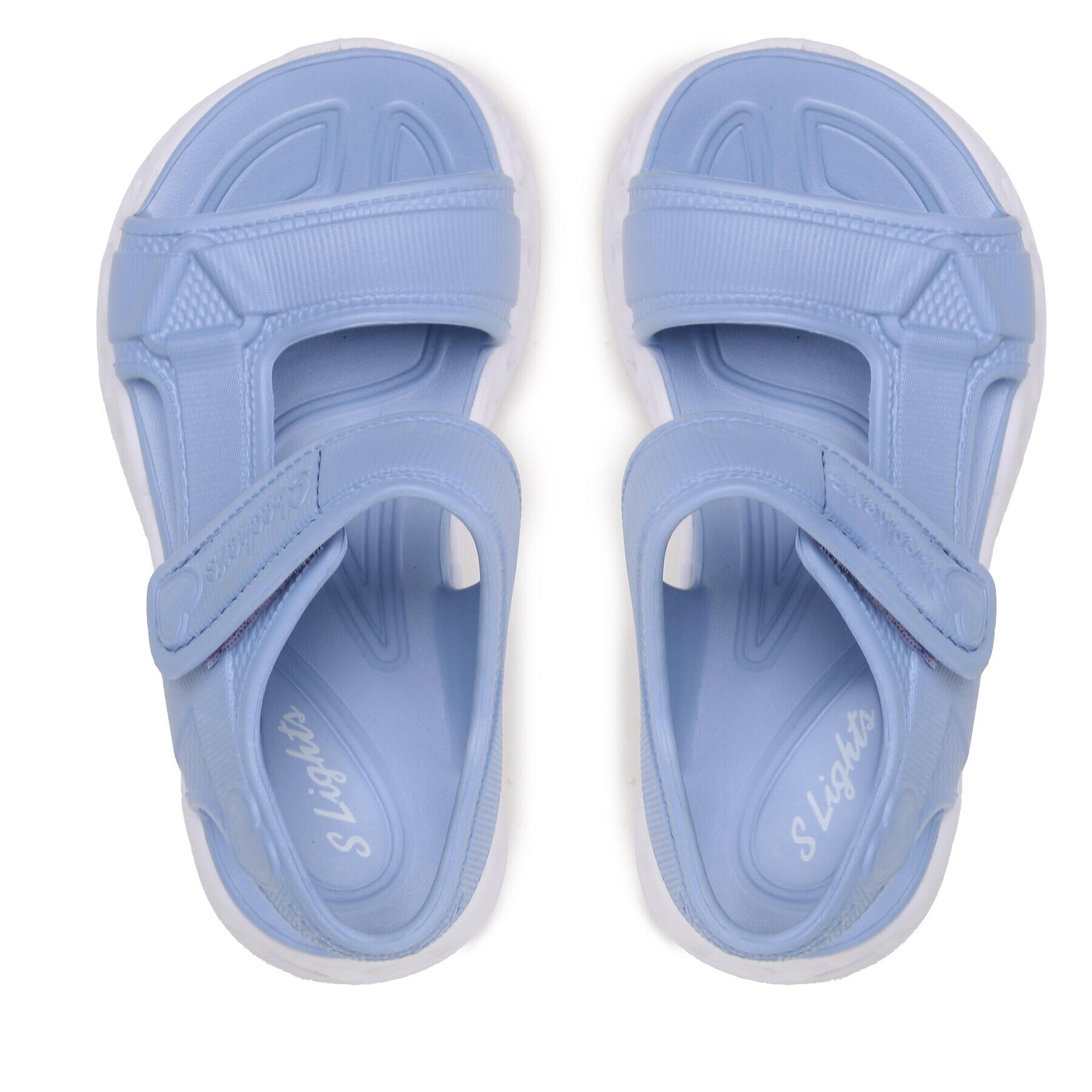 Skechers Сандали Heart Lights Sandals Always Flashy 308045L Син - Pepit.bg