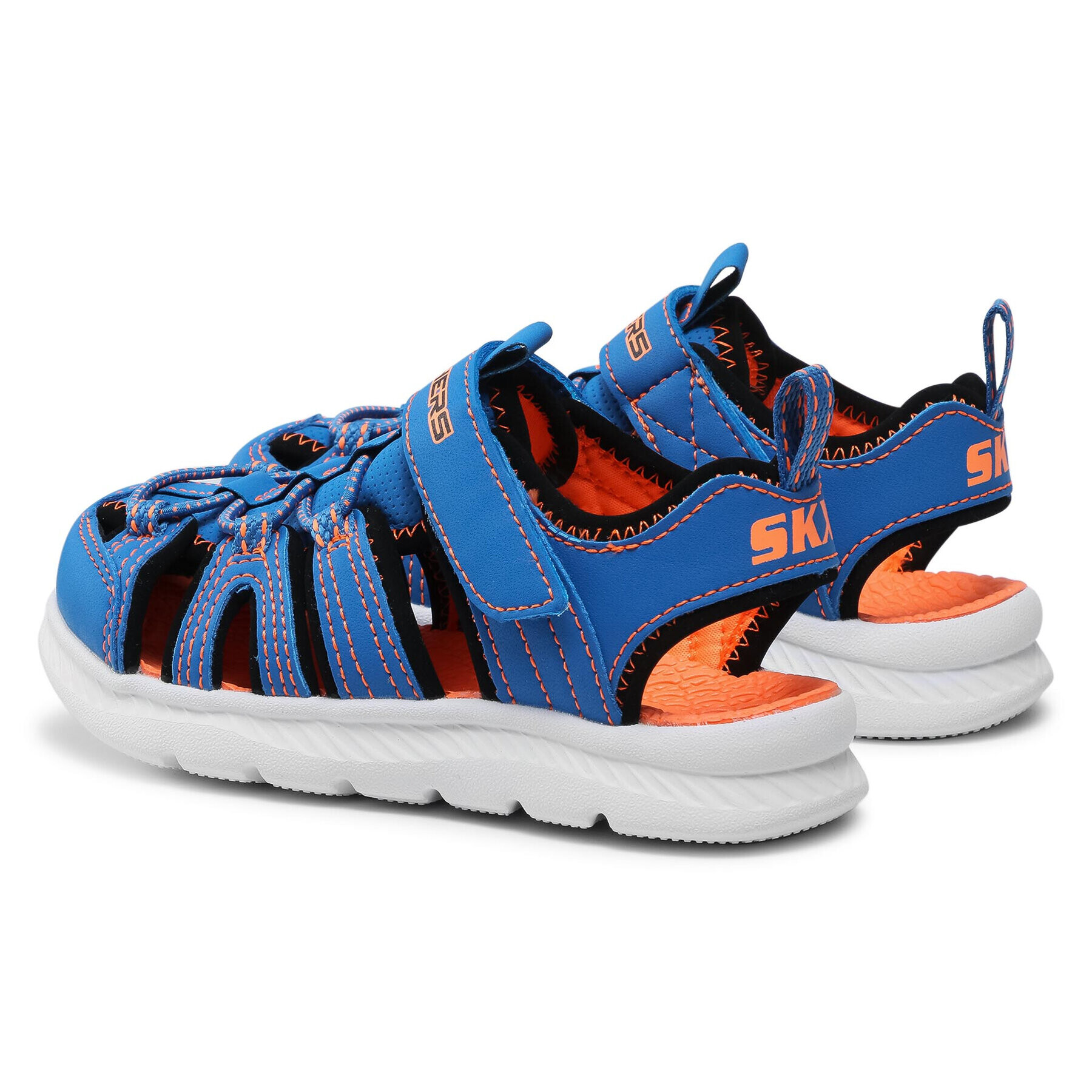 Skechers Сандали Heat Blast 400041L/BLBK Син - Pepit.bg