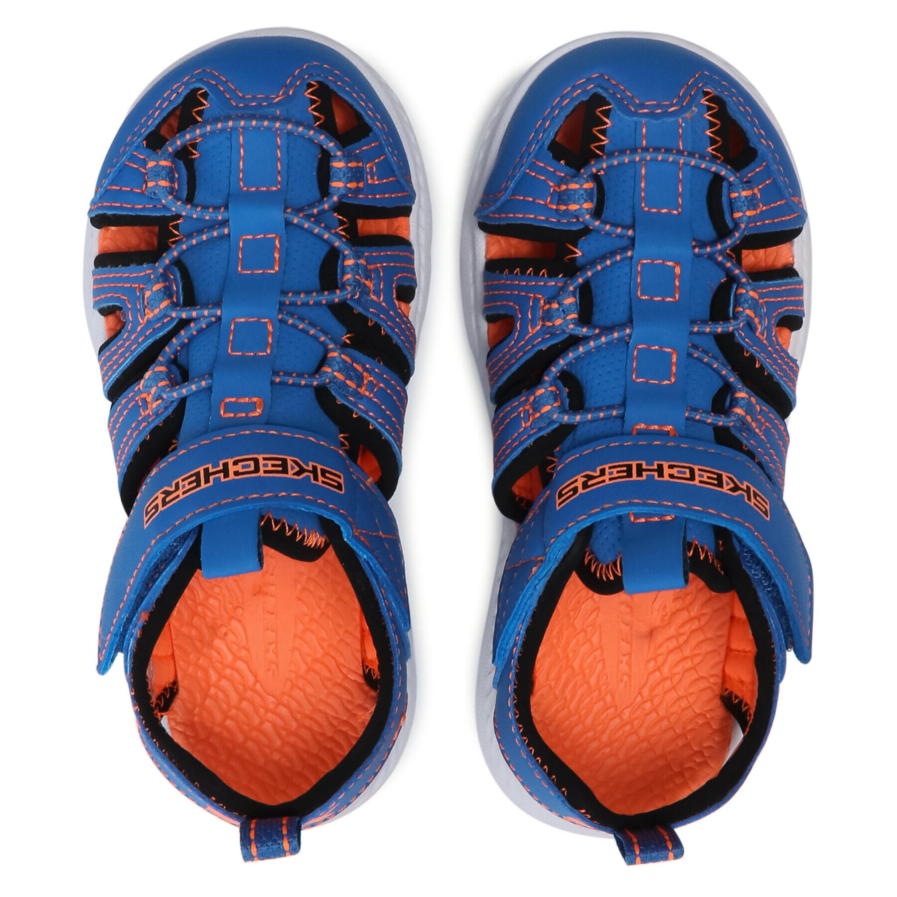 Skechers Сандали Heat Blast 400041L/BLBK Син - Pepit.bg