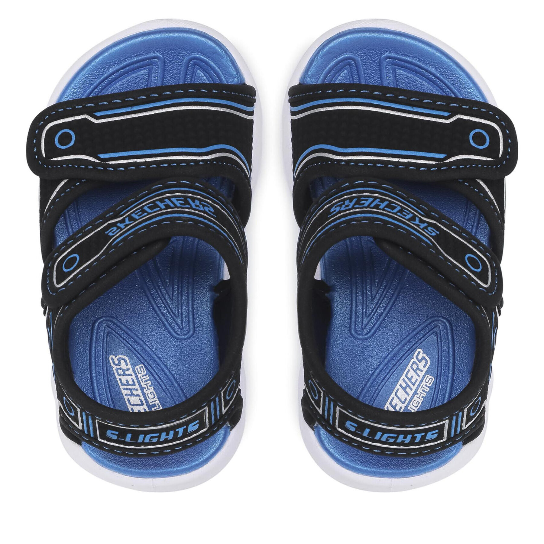 Skechers Сандали Hypno Splash 90522N/BKBL Черен - Pepit.bg
