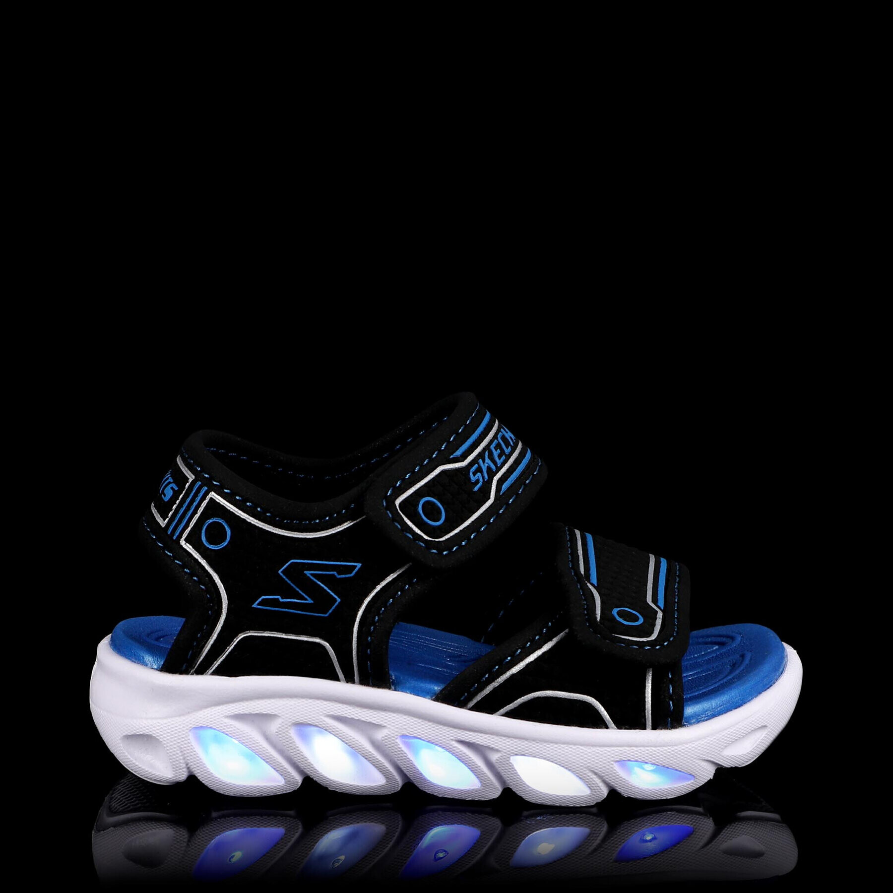 Skechers Сандали Hypno Splash 90522N/BKBL Черен - Pepit.bg