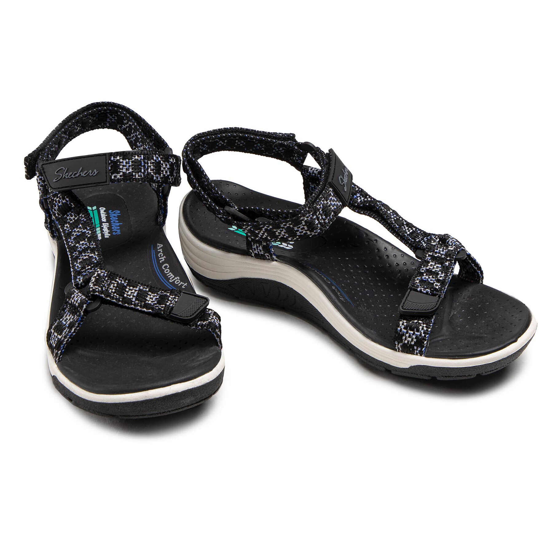 Skechers Сандали My Bestie 163123/BLK Черен - Pepit.bg