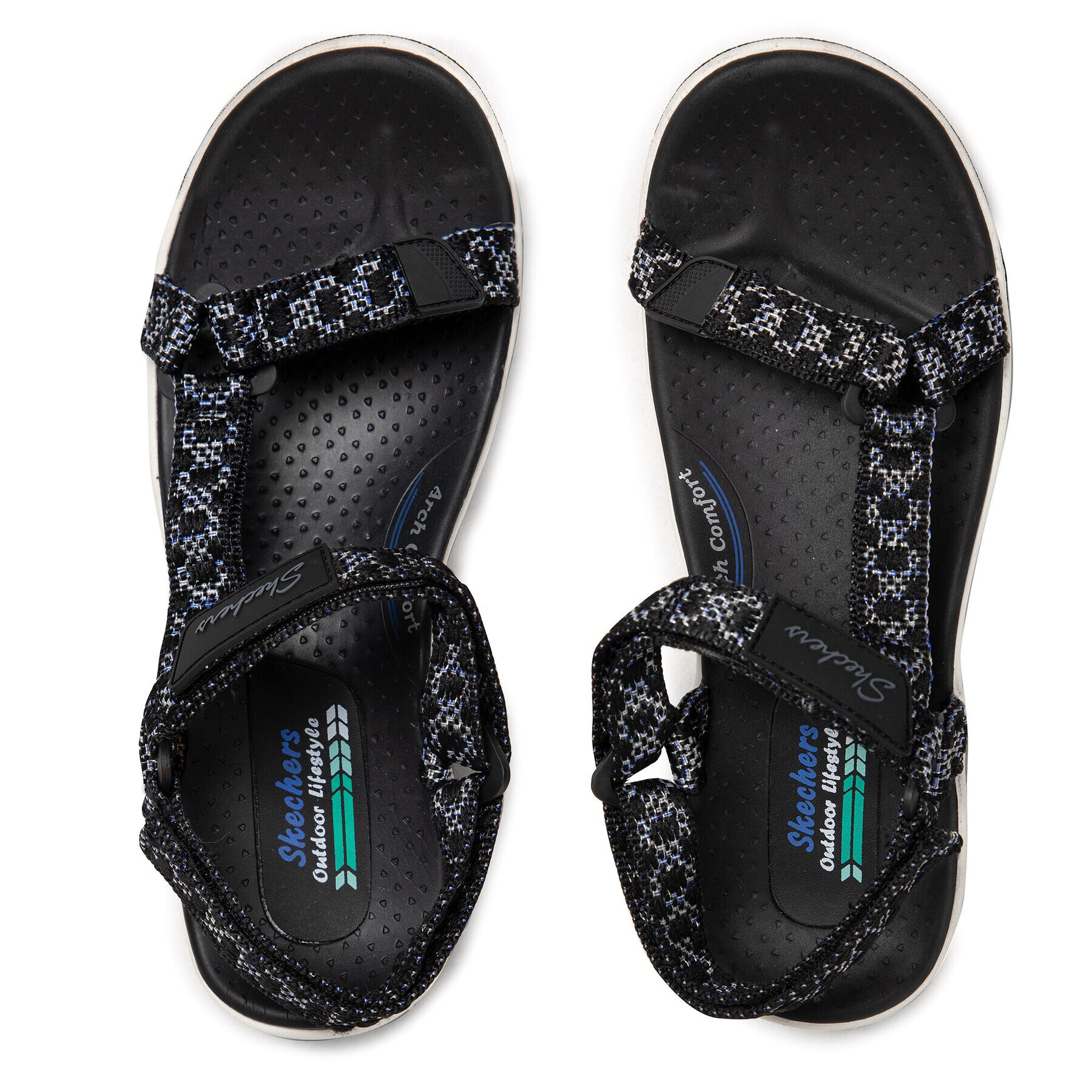 Skechers Сандали My Bestie 163123/BLK Черен - Pepit.bg