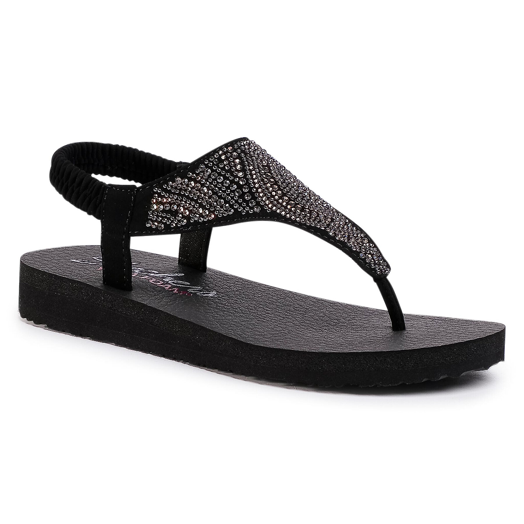 Skechers Сандали New Moon 32919/BLK Черен - Pepit.bg